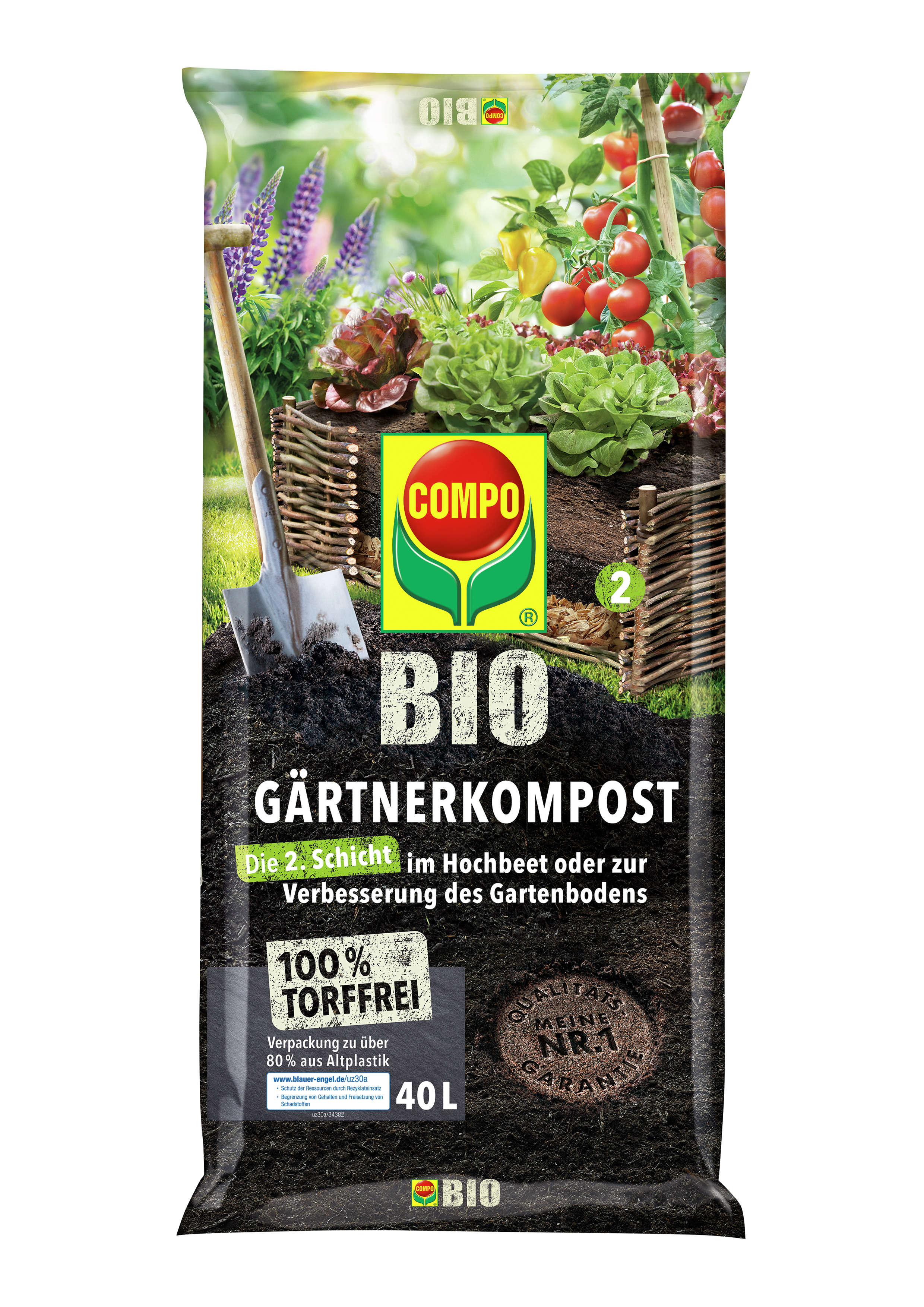 COMPO BIO Gärtnerkompost torffrei