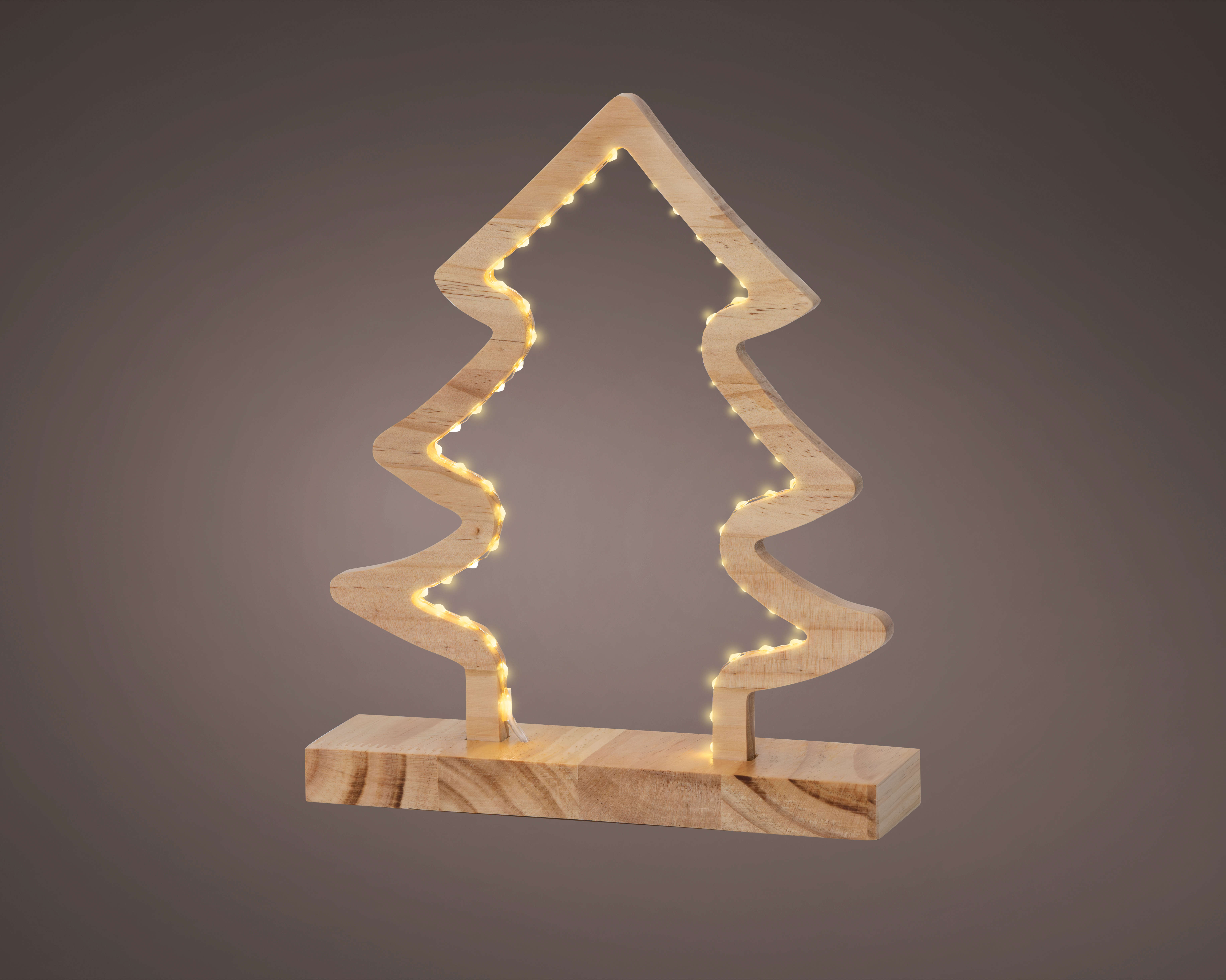 LUMINEO LED Baum Holz