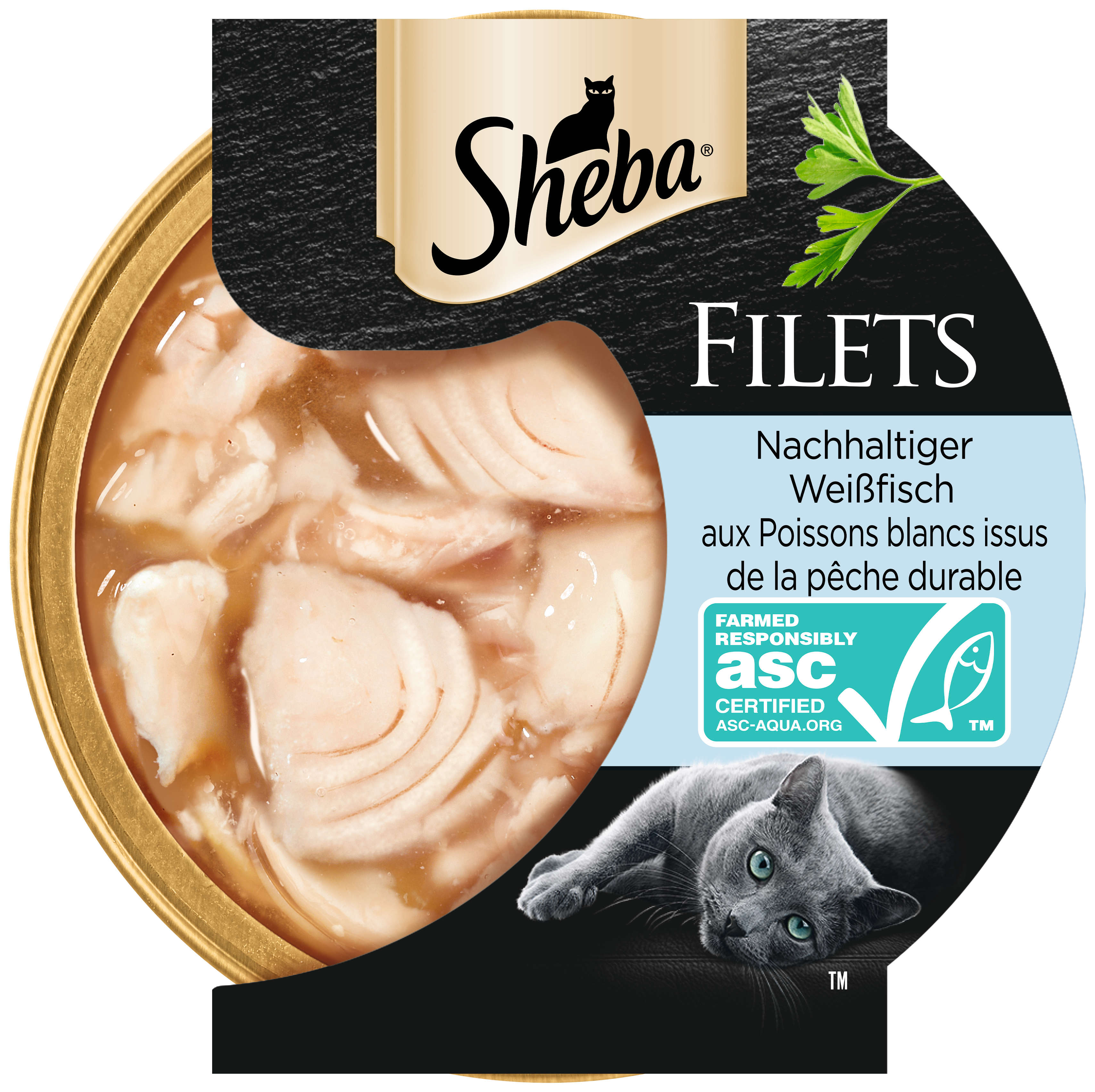 Sheba Katzen-Nassfutter Filets mit Weißfisch
