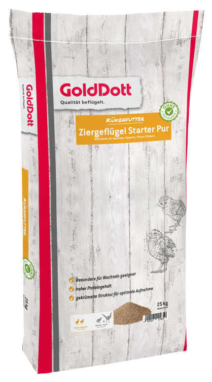GoldDott Ziergeflügelstarter Pur