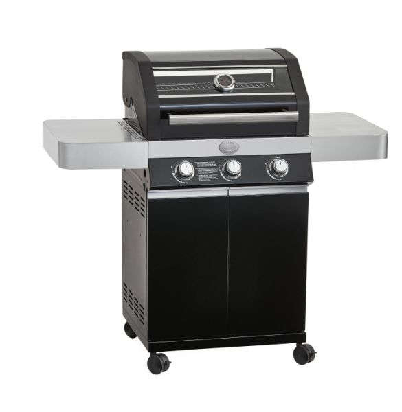 RÖSLE Gasgrill BBQ-Station VIDERO G3 Pure inkl. Wetterschutzhülle
