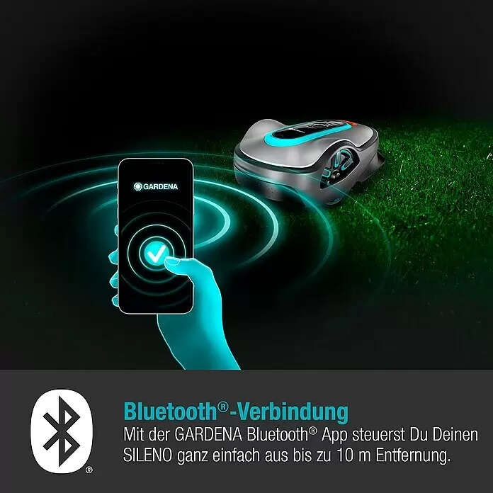 GARDENA Mähroboter SILENO city 600 m² + Garage