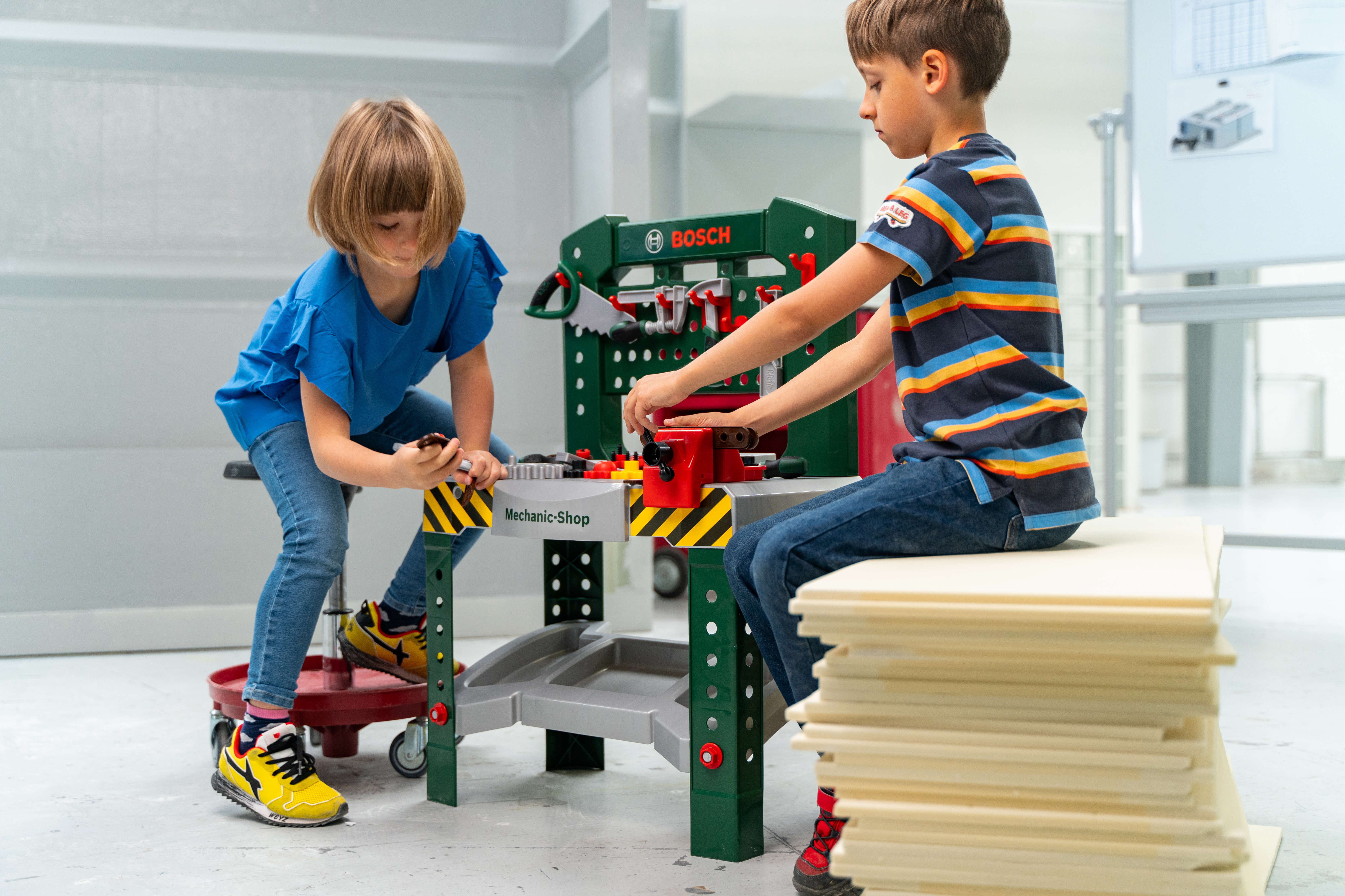 klein Bosch Kinderwerkbank