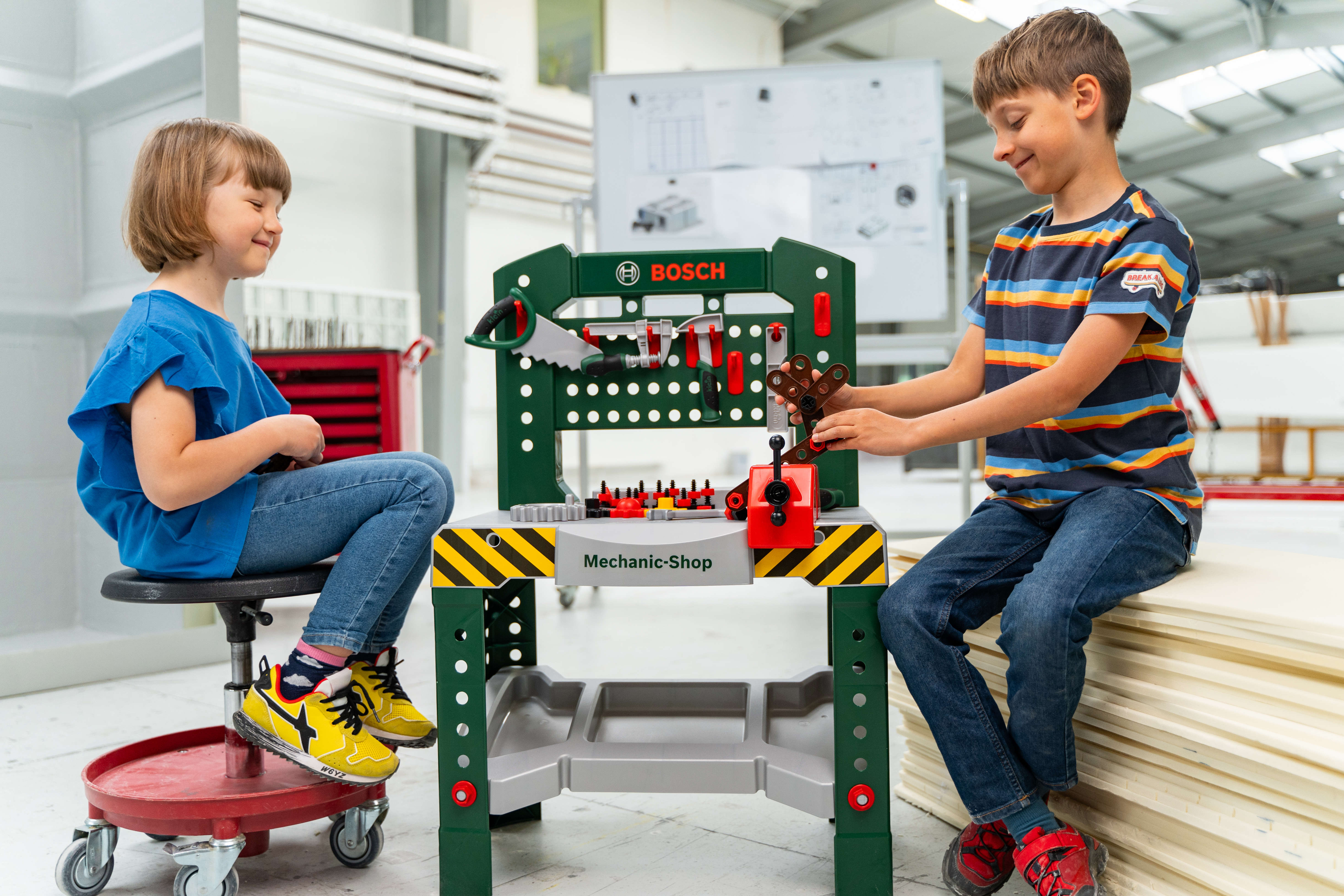 klein Bosch Kinderwerkbank