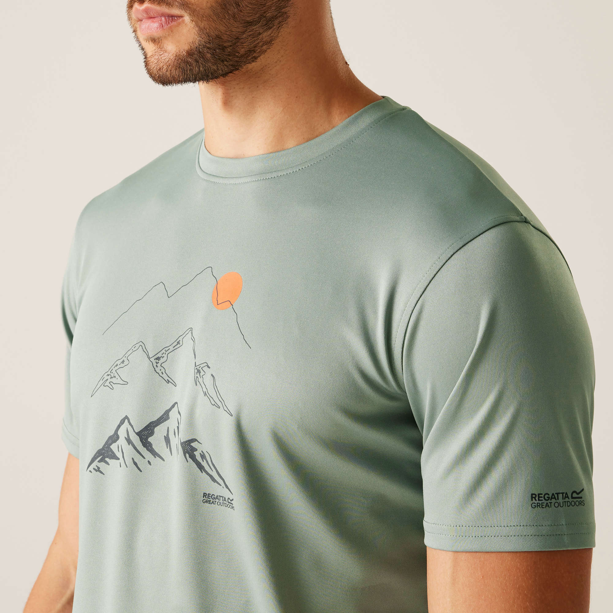 Regatta Herren Funktions T-Shirt Fingal IX