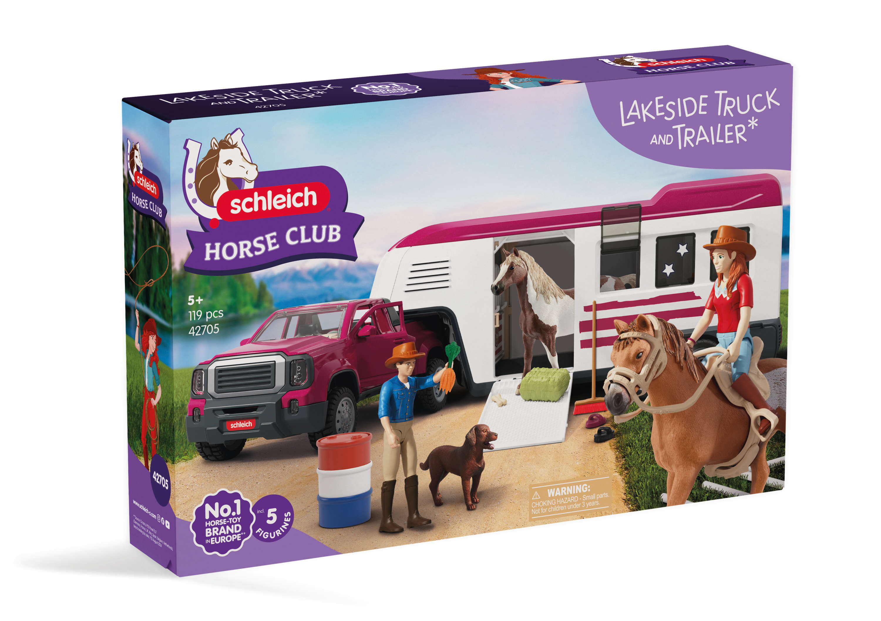 Schleich Lakeside Truck mit Anhänger