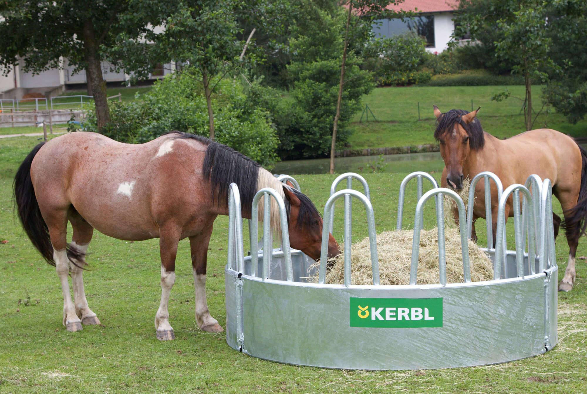 KERBL Rundraufe mit 12 Fressplätzen