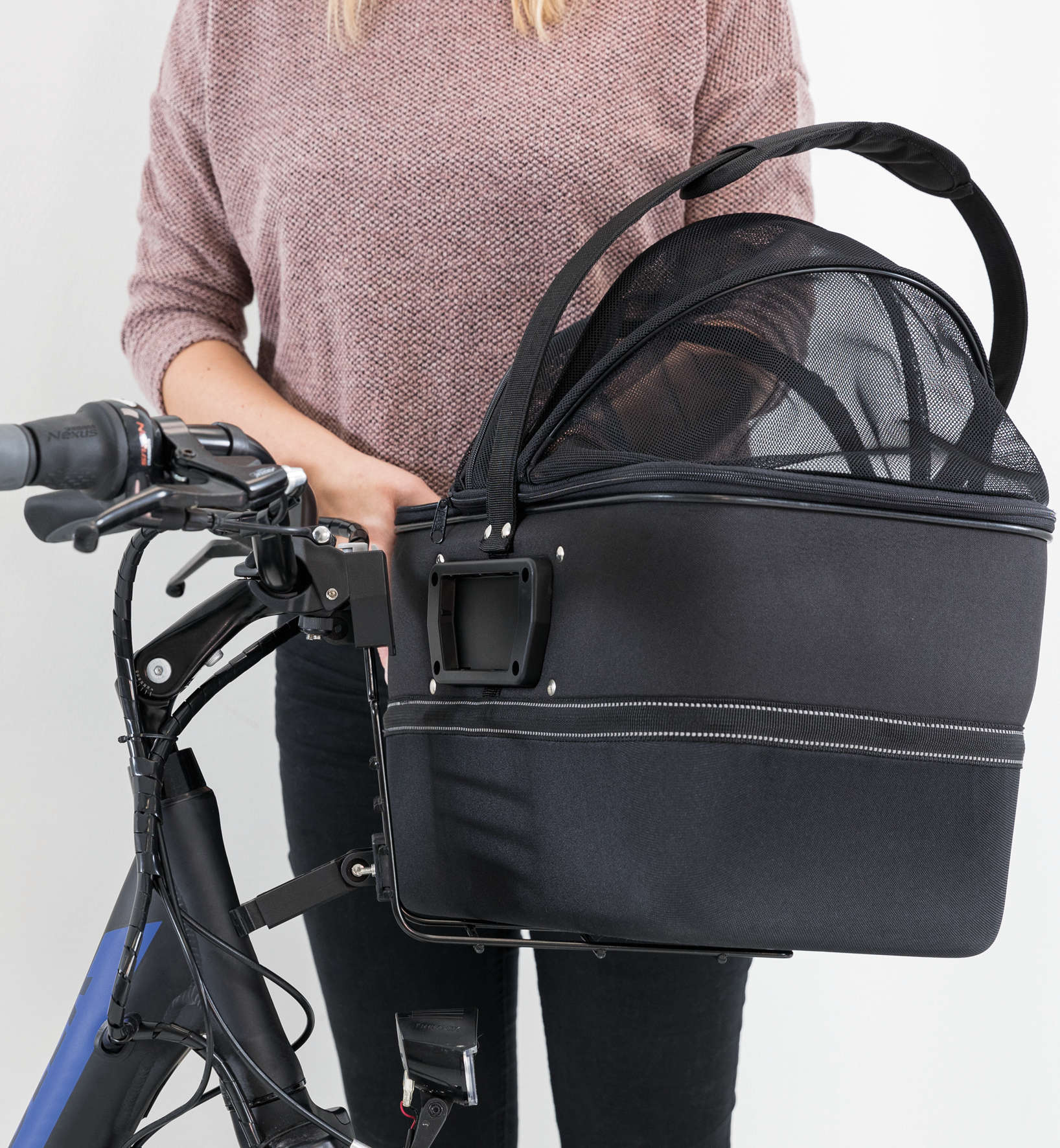 TRIXIE Hundekorb für Fahrradlenker
