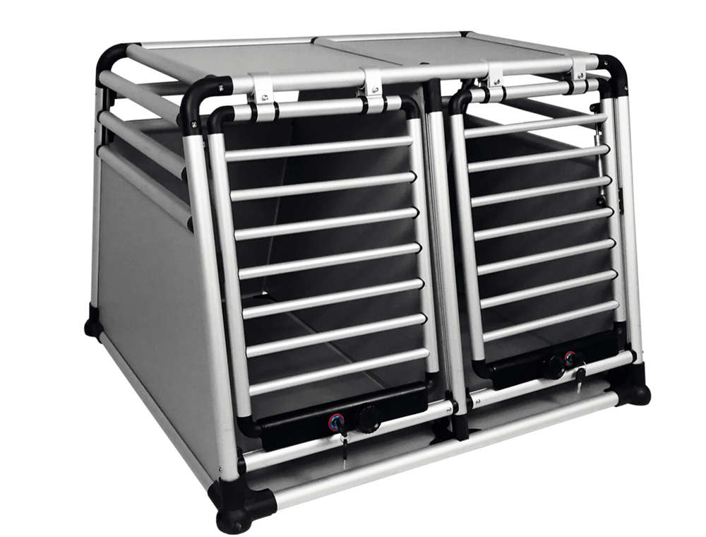Nobby Aluminium-Autotransportbox doppelt ROUND CORNER