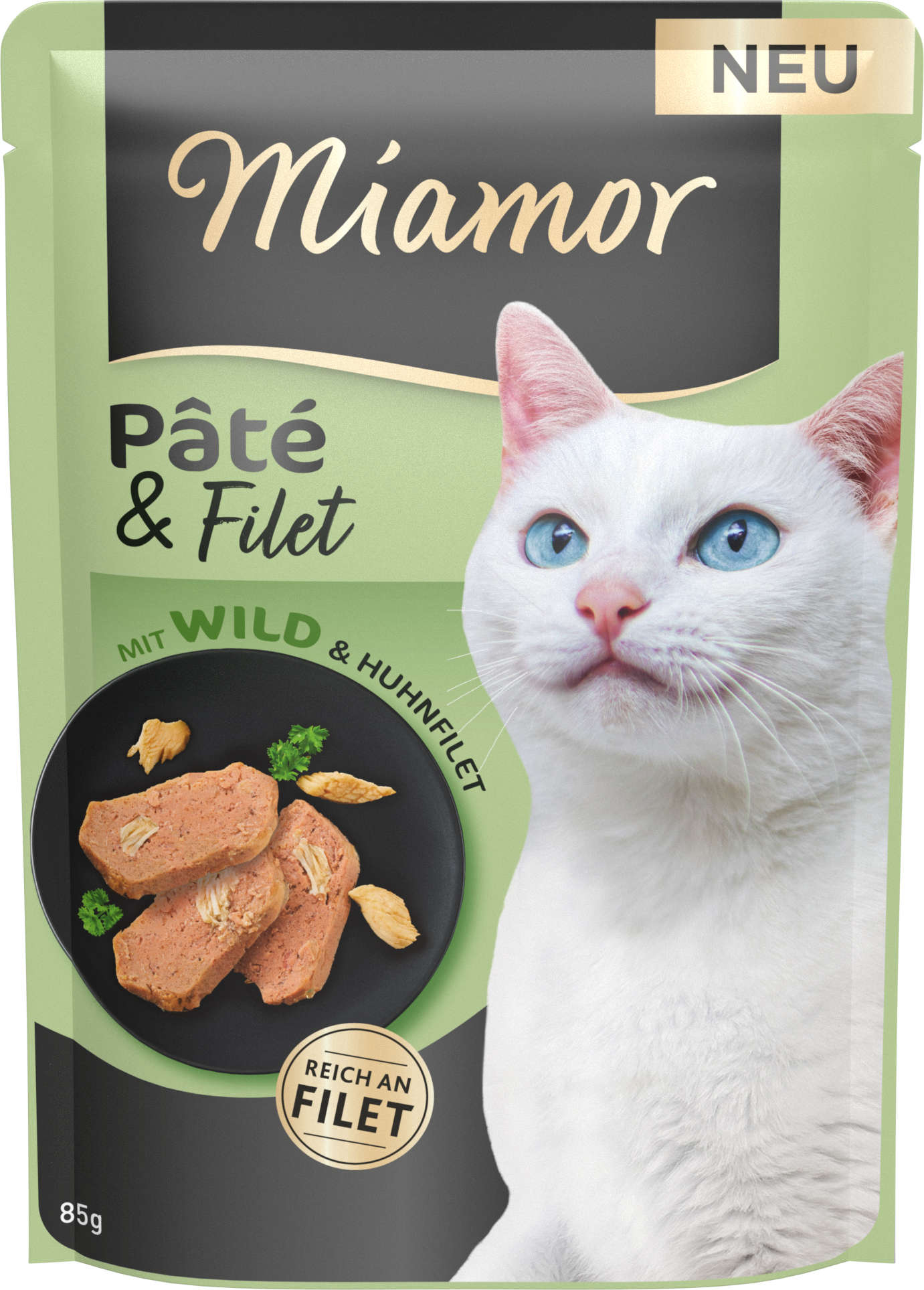 Miamor Katzen-Nassfutter Pate mit Wild