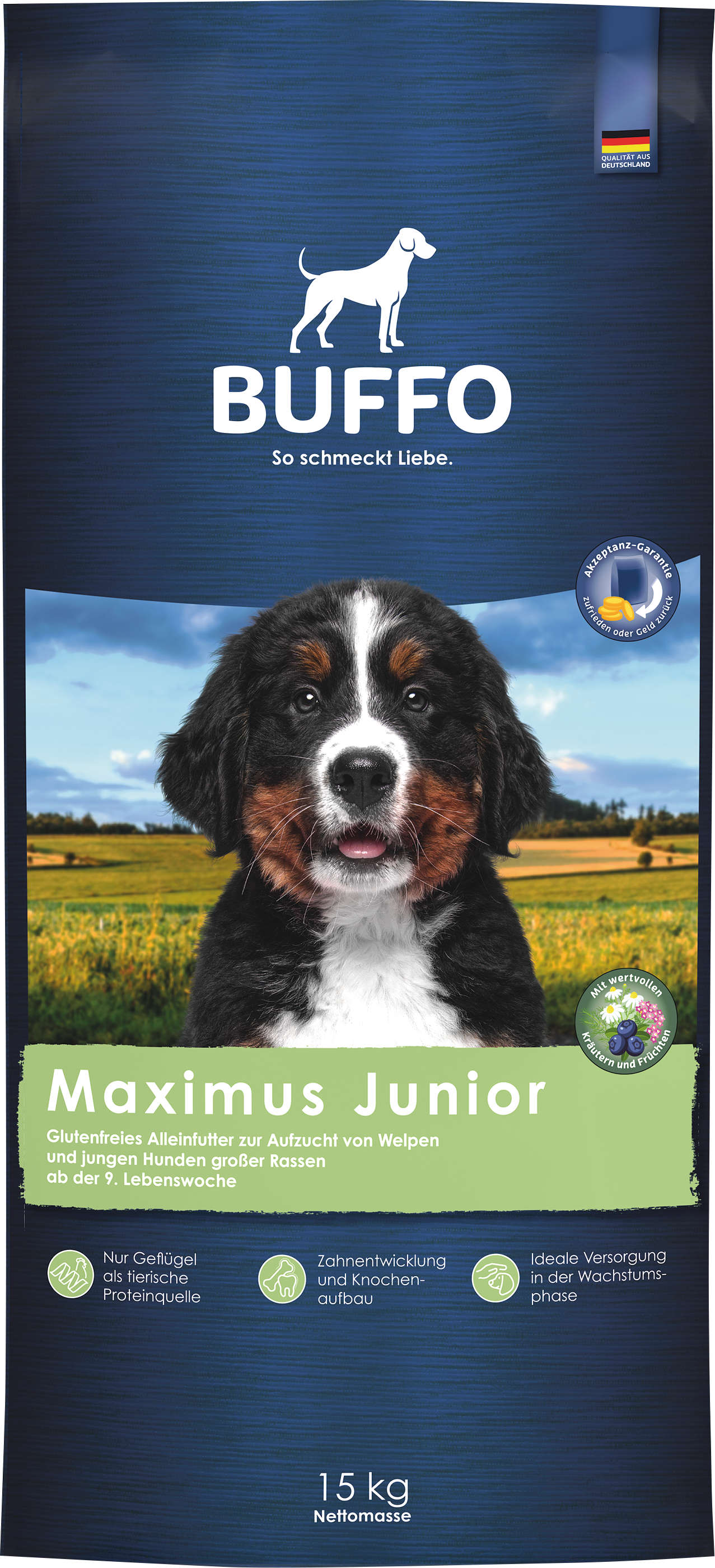 BUFFO Hunde-Trockenfutter Maximus Junior