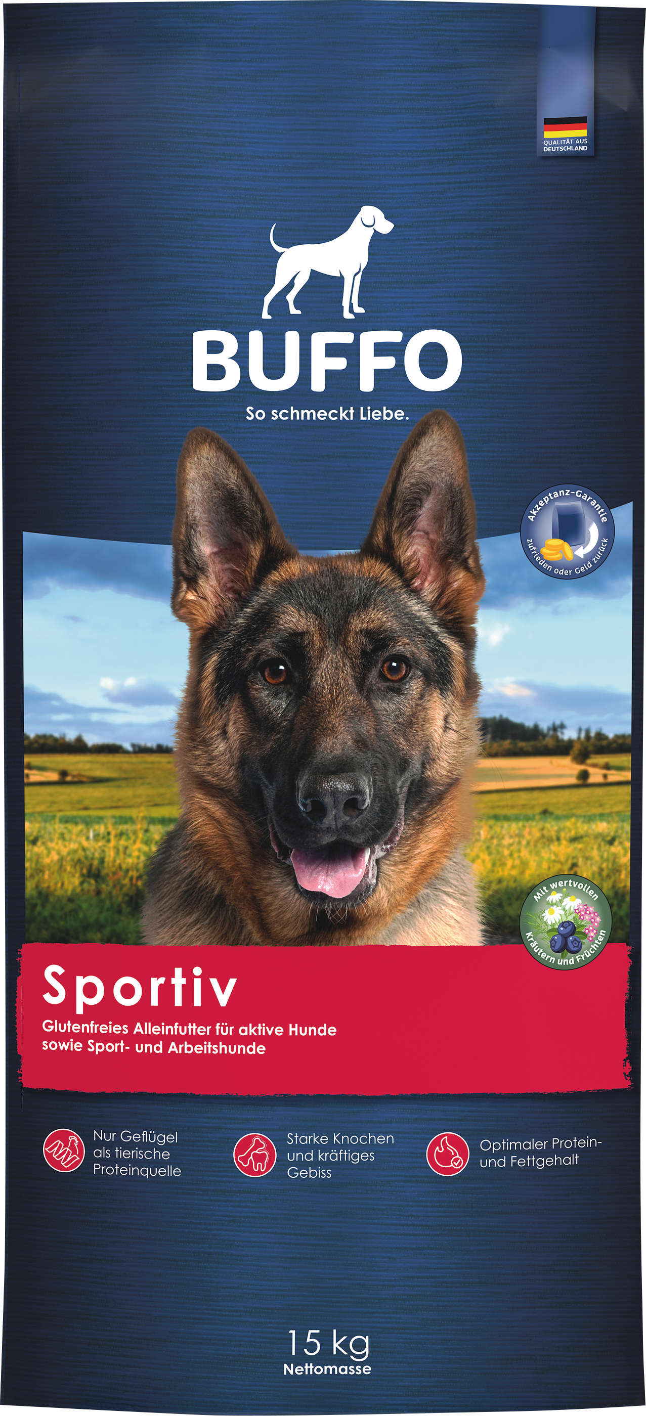 BUFFO Hunde-Trockenfutter Sportiv