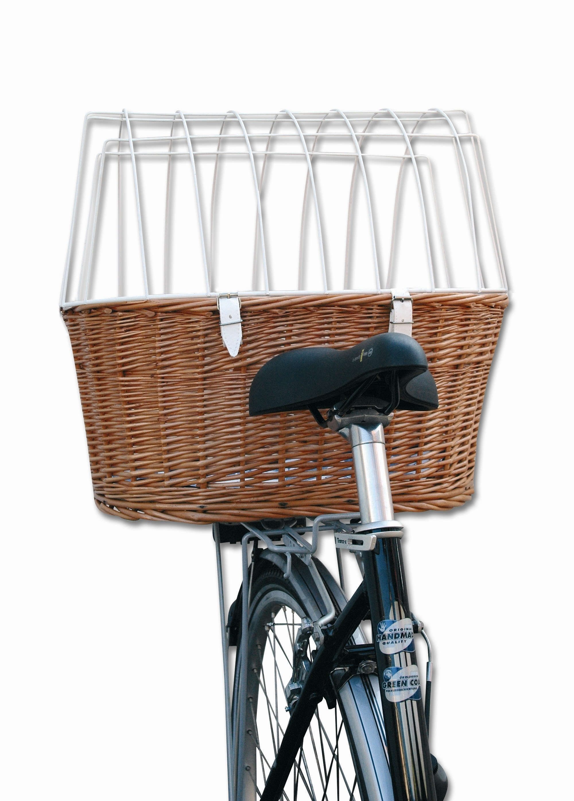 AUMÜLLER Fahrrad-Tierkorb für Gepäckträger