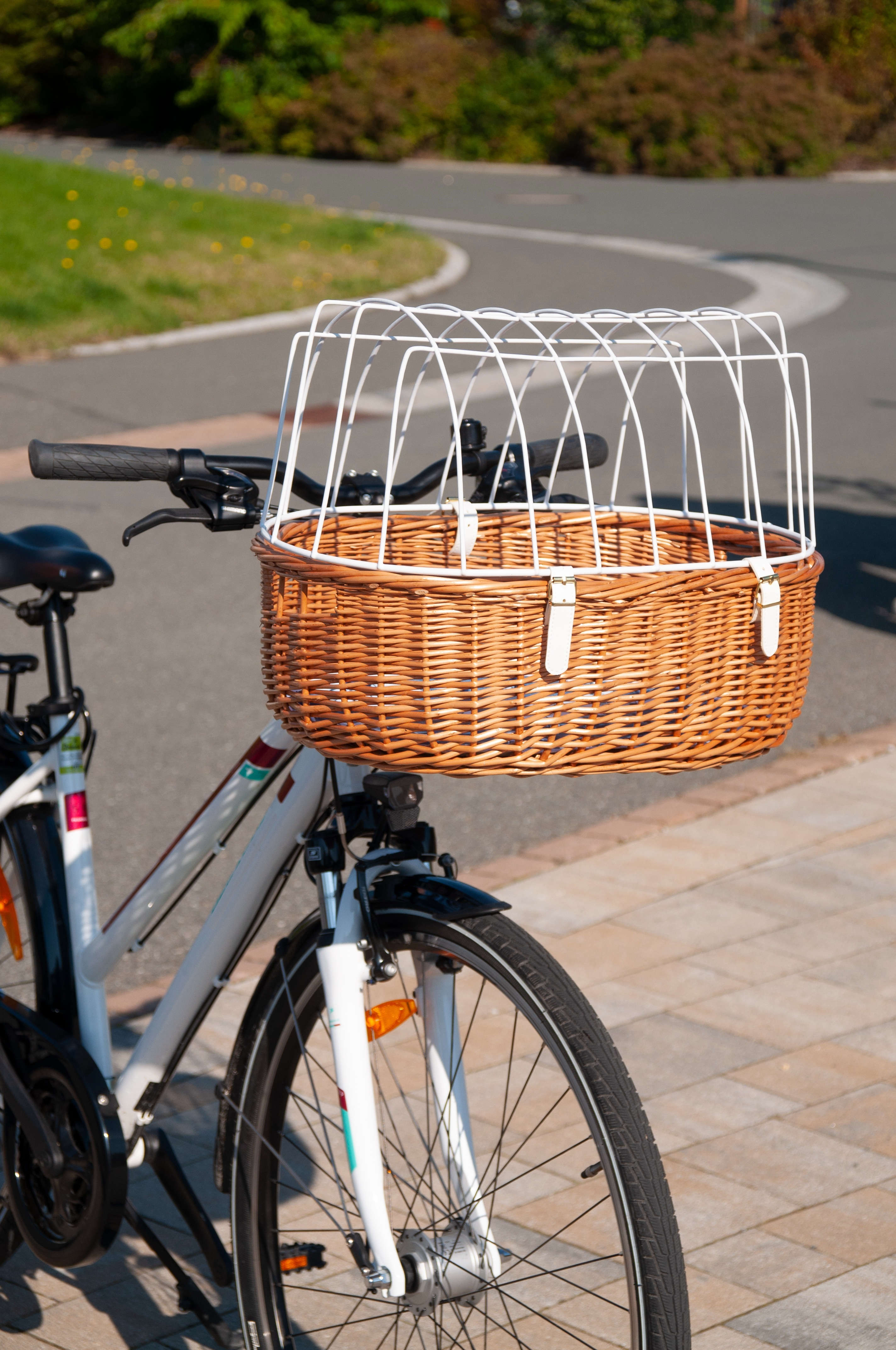 AUMÜLLER Fahrrad-Tierkorb für Lenker