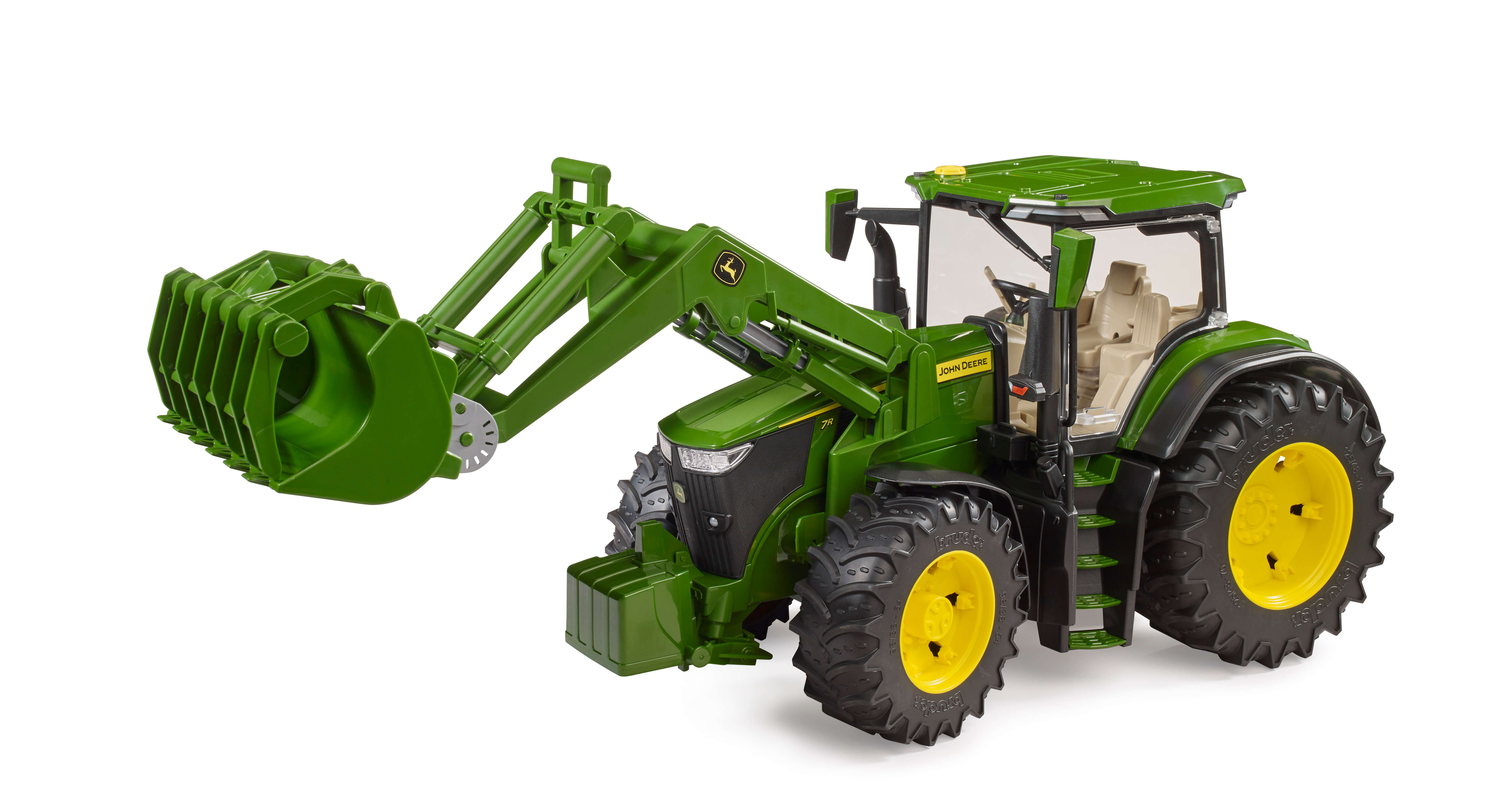 bruder John Deere Traktor 7R 350 mit Frontlader