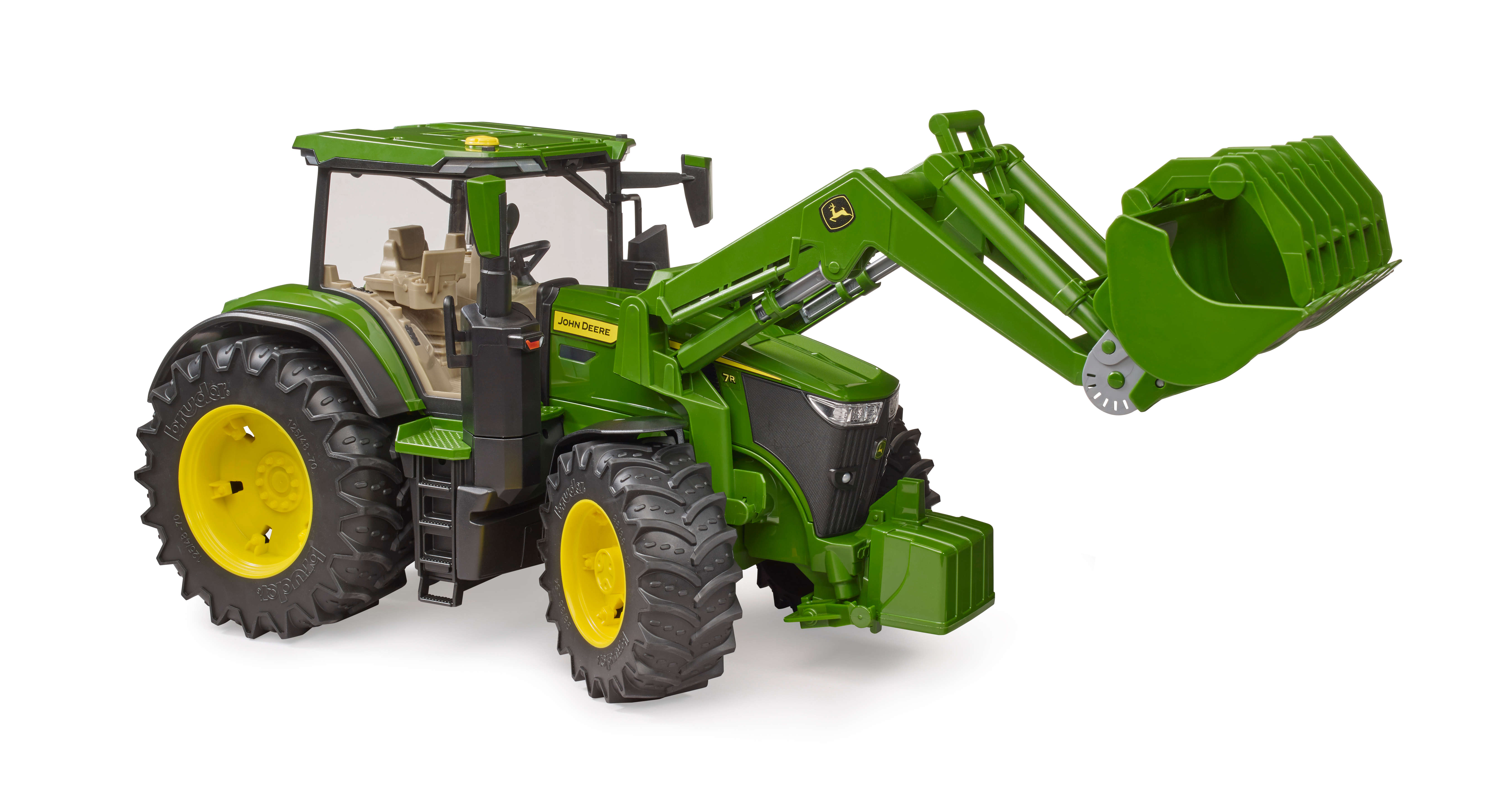bruder John Deere Traktor 7R 350 mit Frontlader
