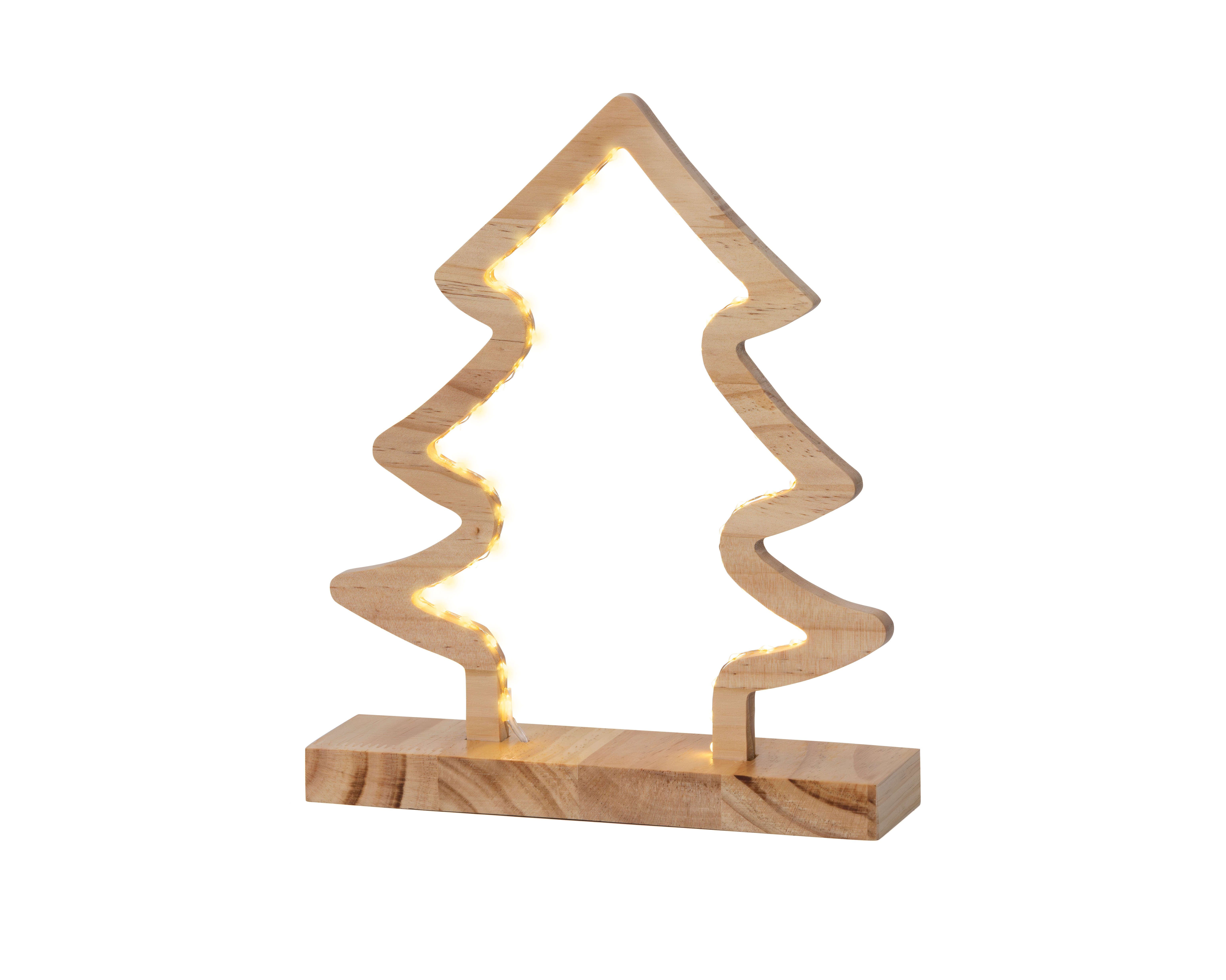 LUMINEO LED Baum Holz