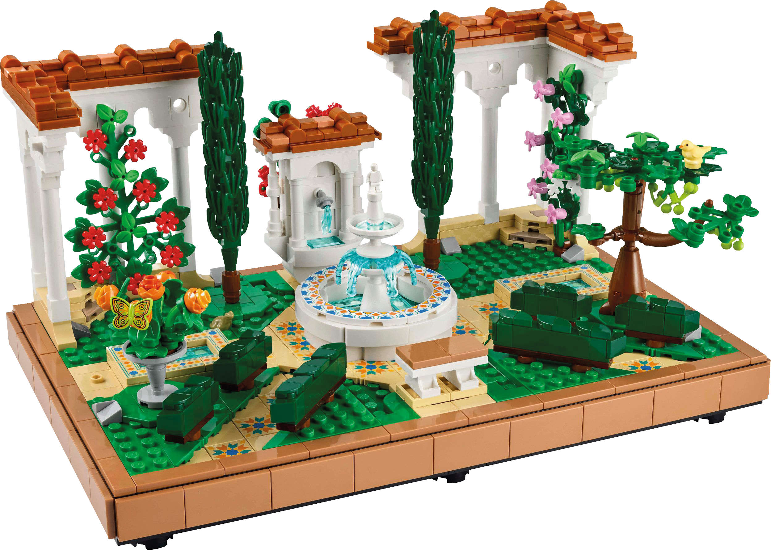 LEGO Icons Springbrunnen-Garten 10359