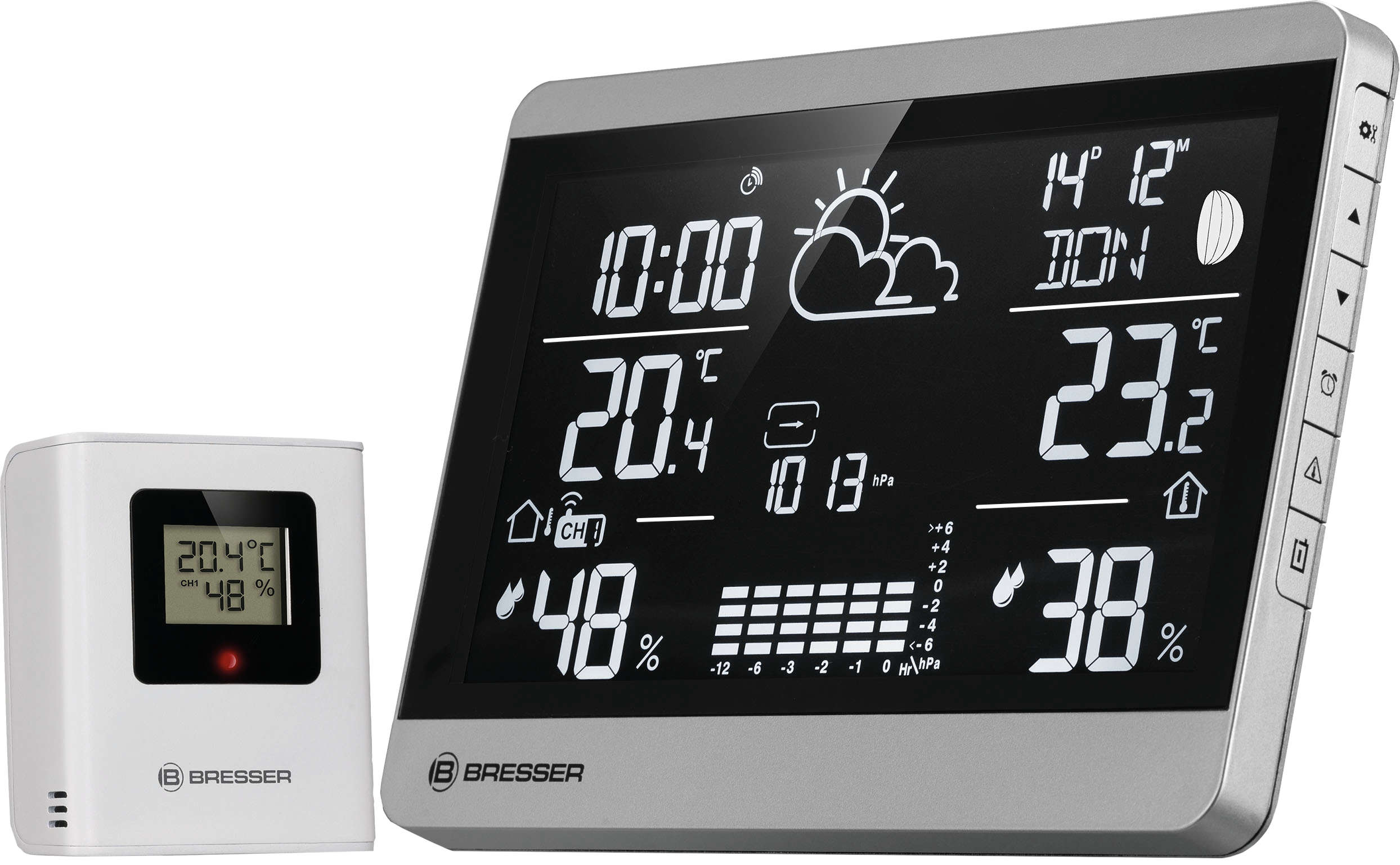 BRESSER Funk-Wetterstation ClimateTemp NDH-NEO