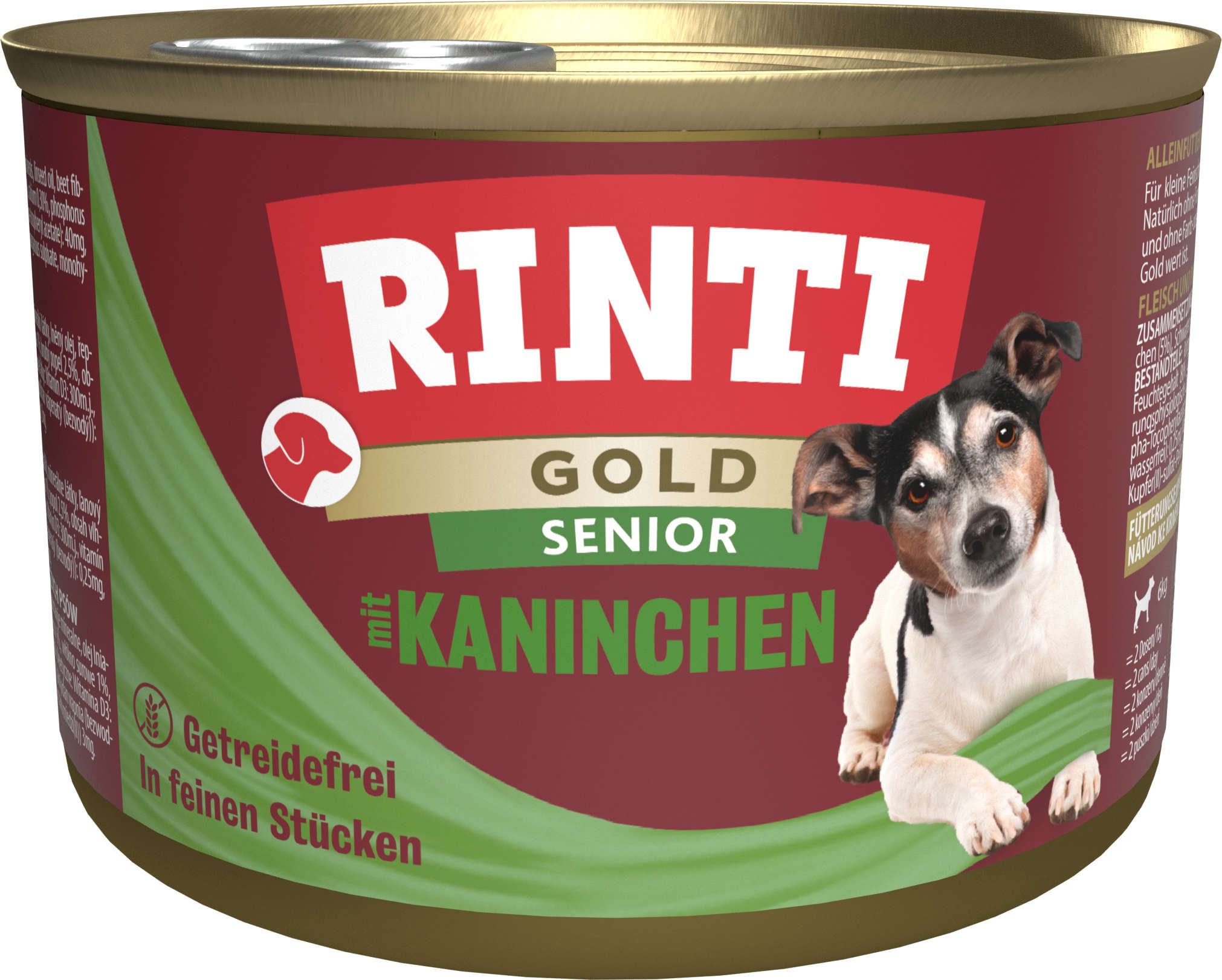 RINTI Hunde-Nassfutter Gold Senior Kaninchen