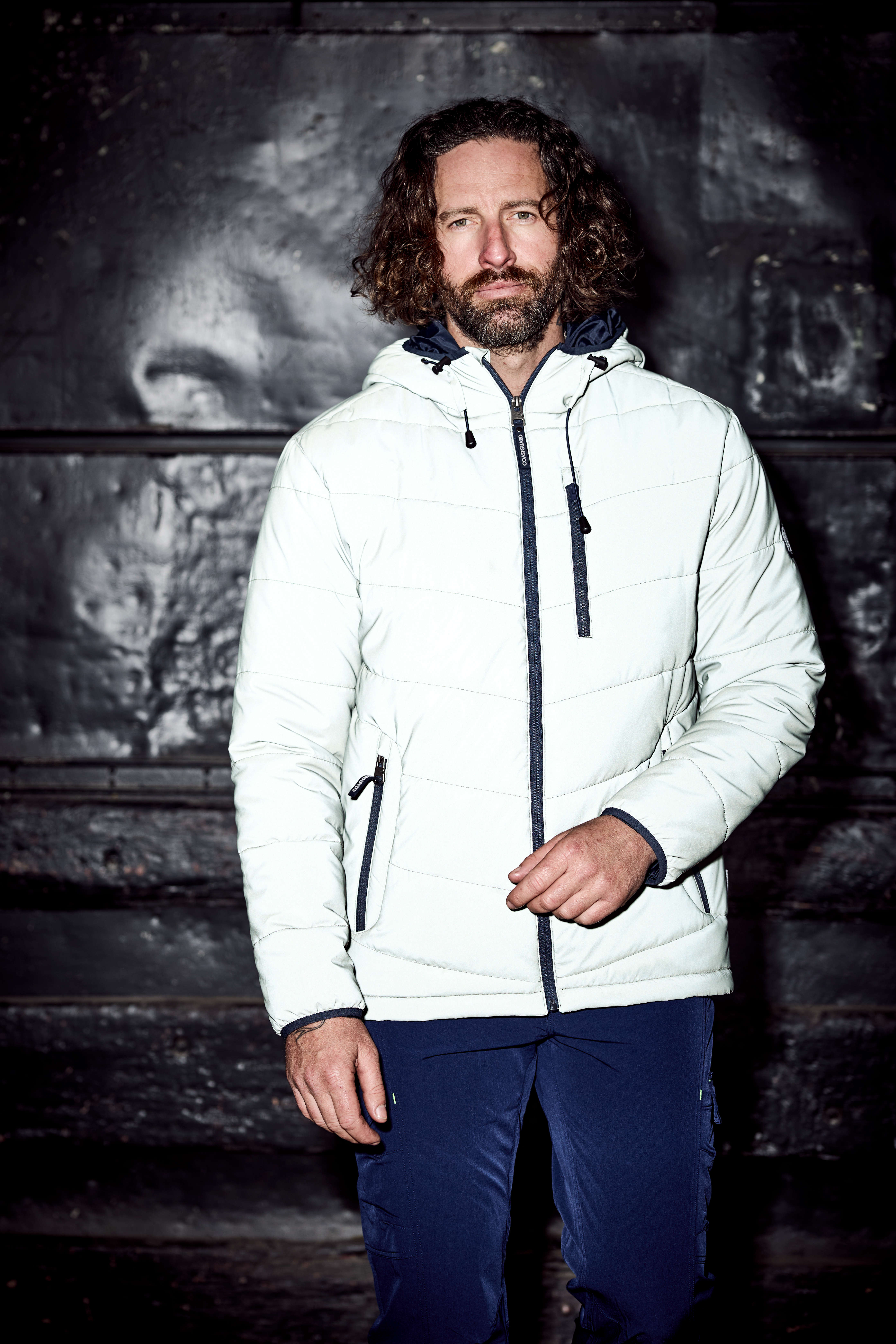Coastguard Reflektierende Herren Steppjacke