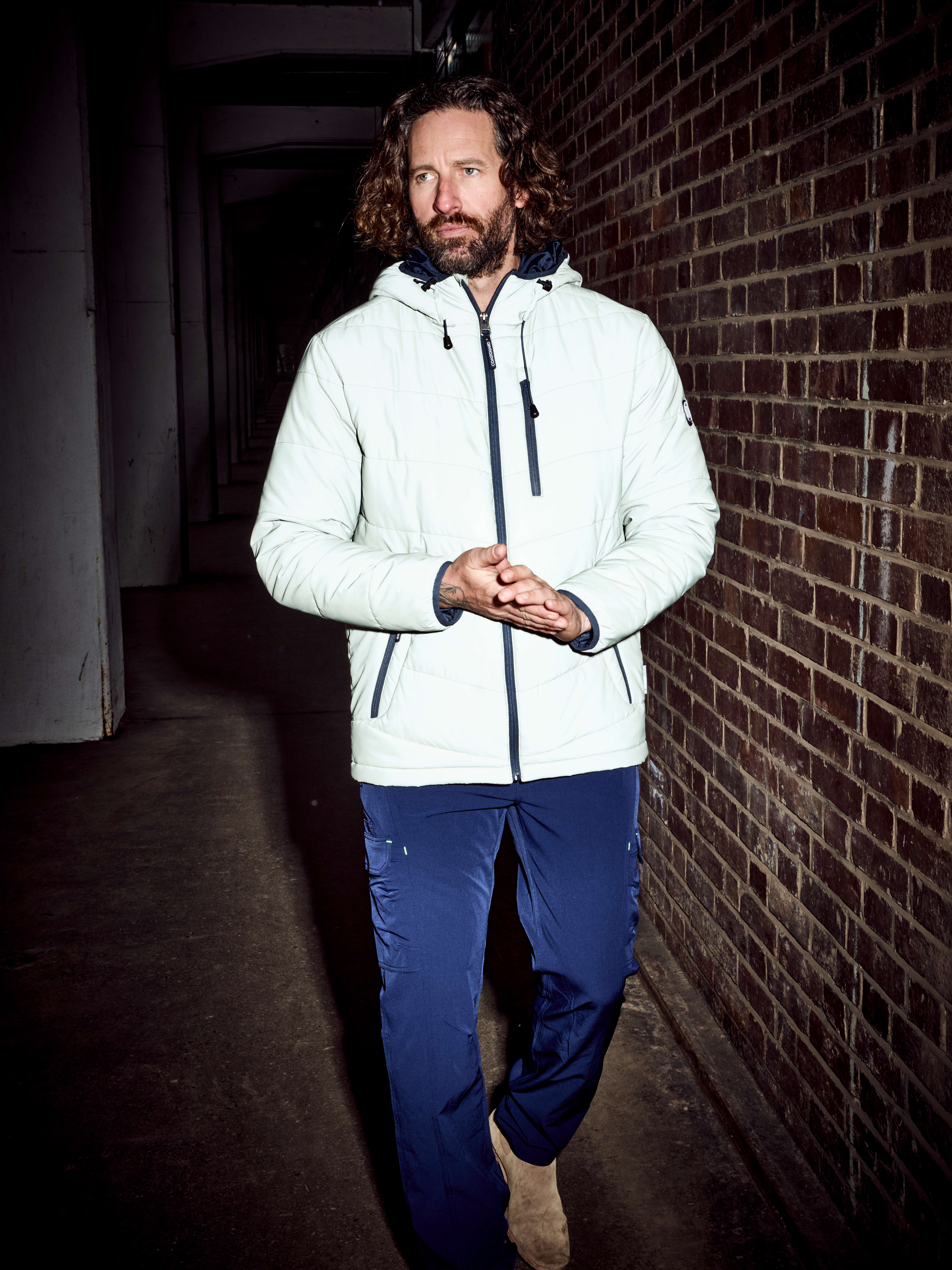 Coastguard Reflektierende Herren Steppjacke