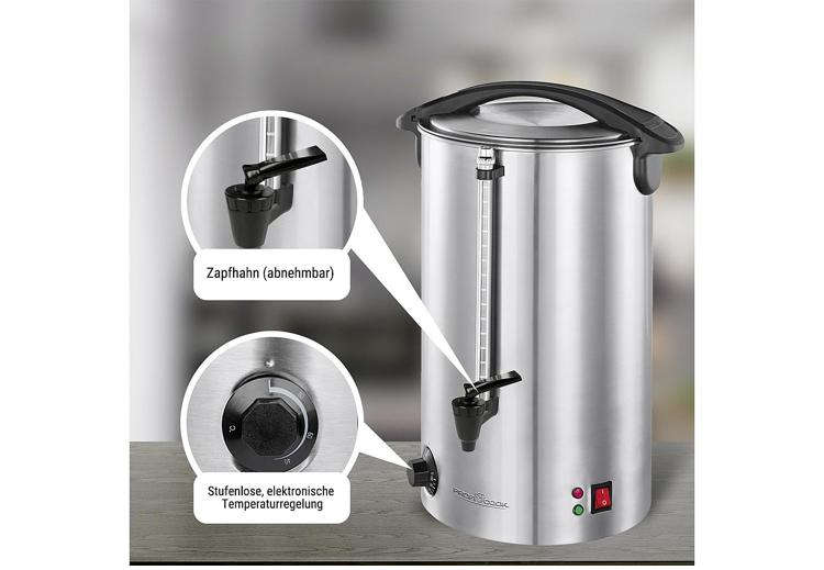 PROFI COOK Heißgetränkeautomat "PC-HGA 1196" 7 Liter 1500W