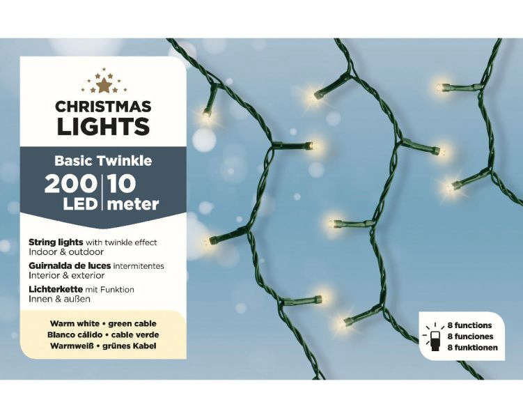 LED-Lichterkette mit Twinkle-Effekt