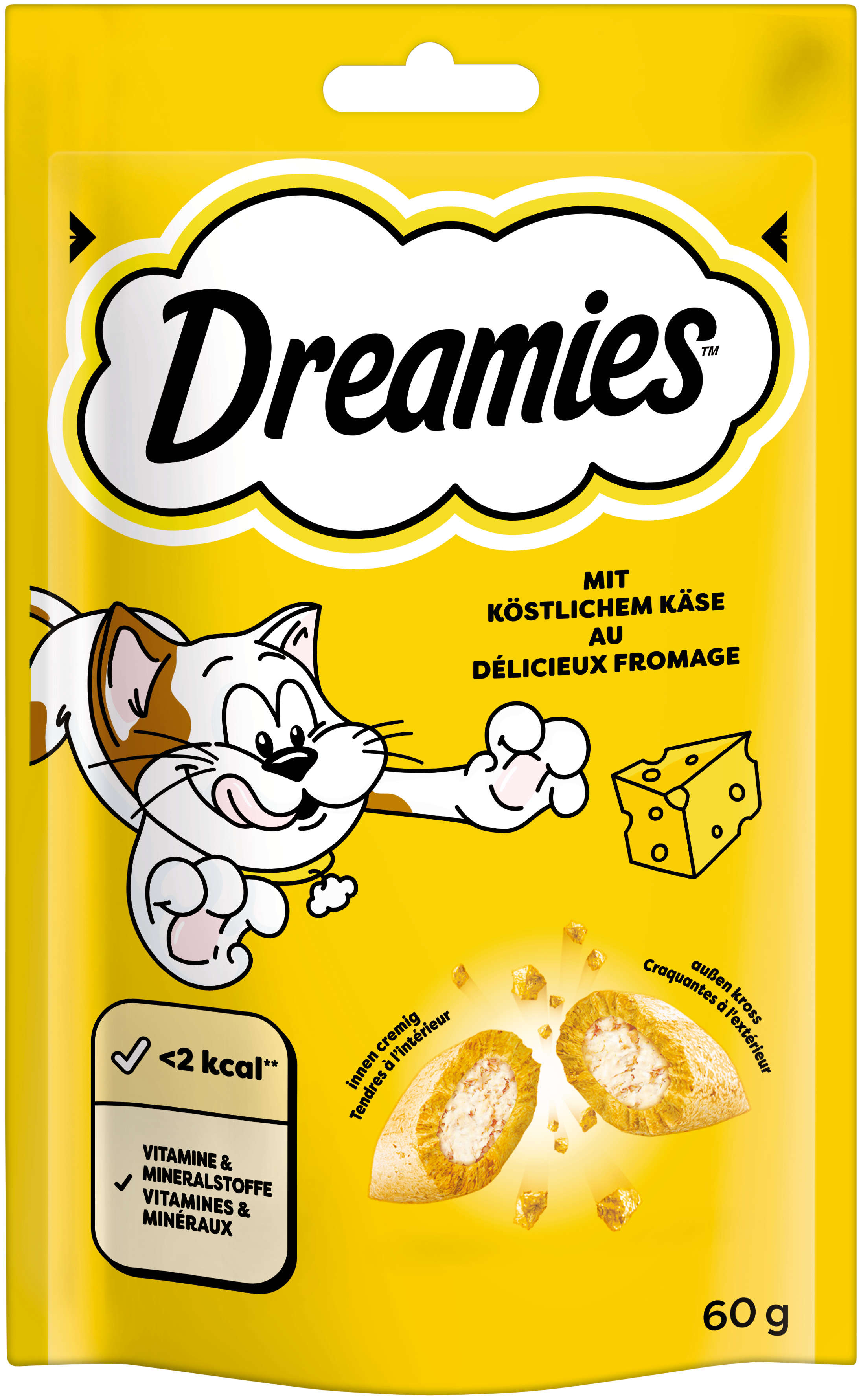 Dreamies Katzenleckerli mit Käse