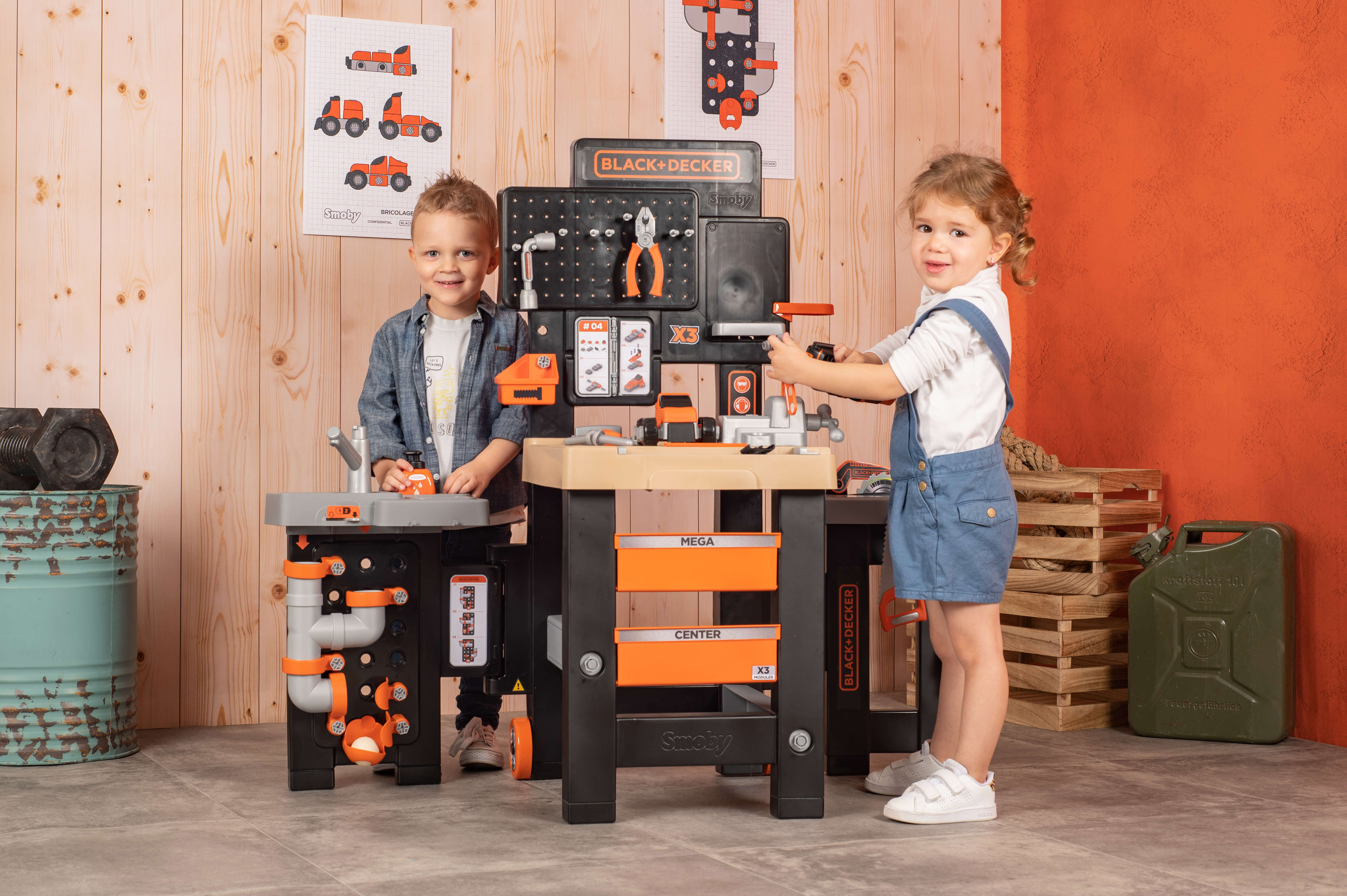 Smoby Werkbank Black + Decker Mega Center