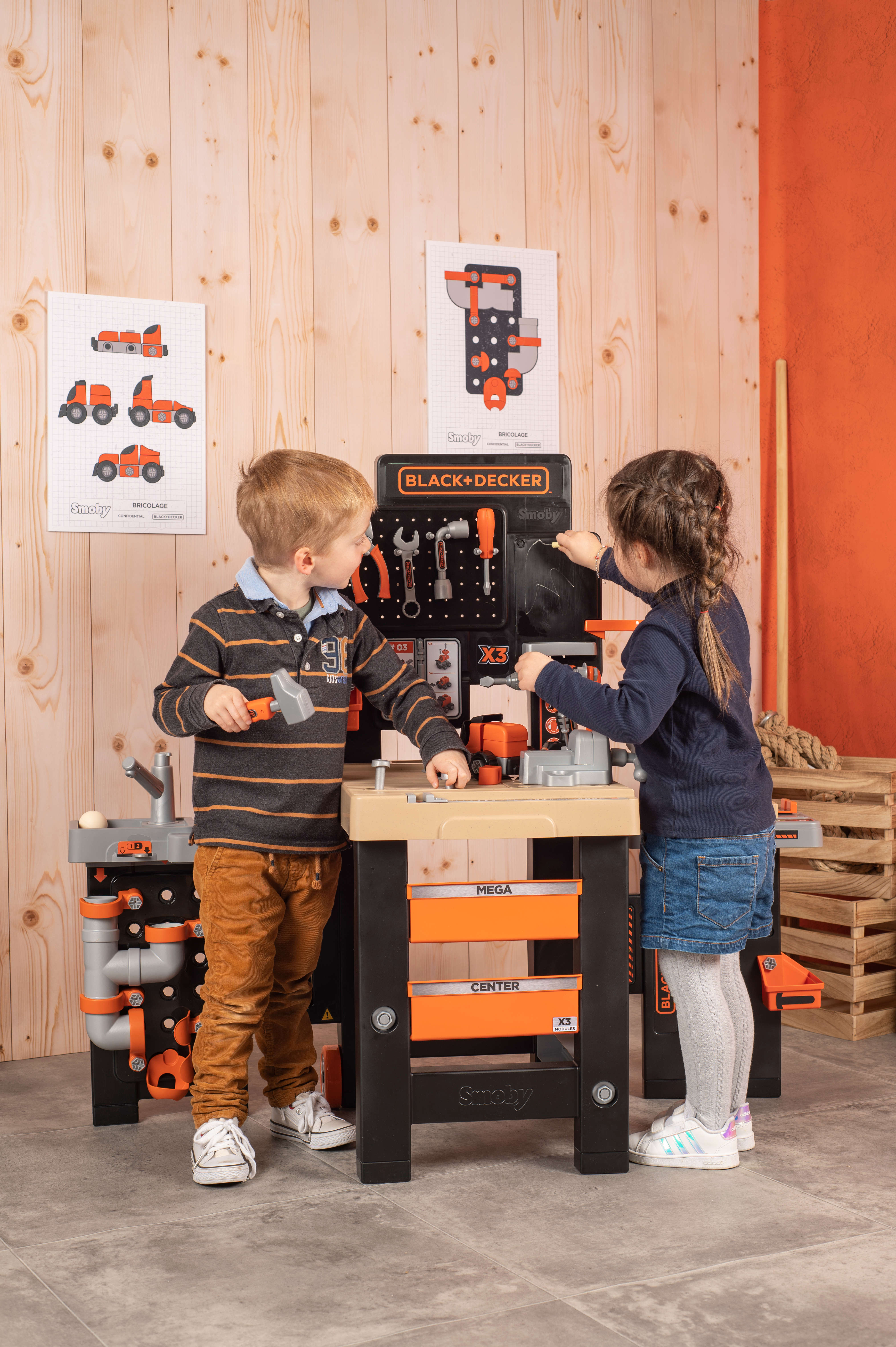 Smoby Werkbank Black + Decker Mega Center