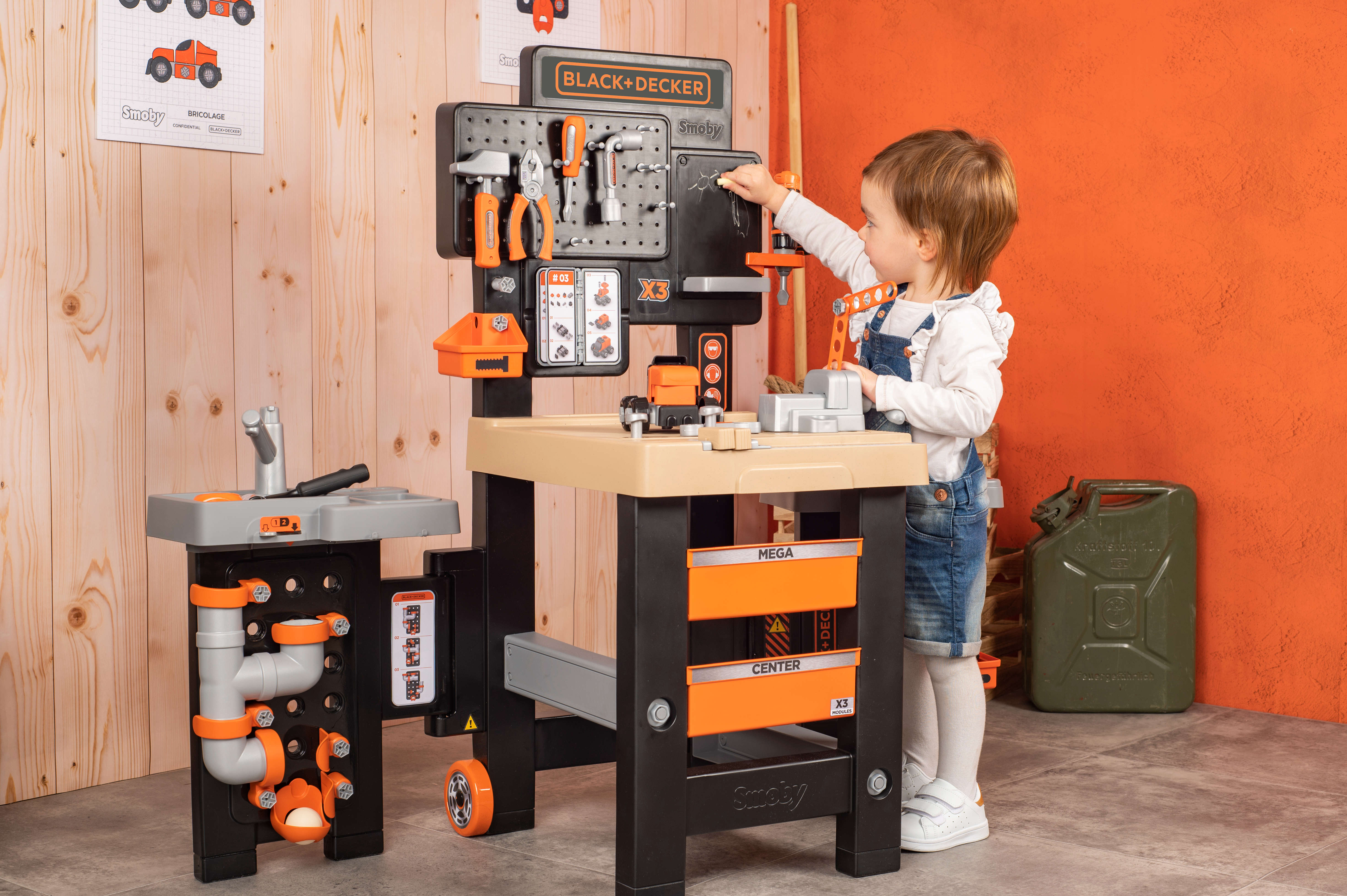 Smoby Werkbank Black + Decker Mega Center