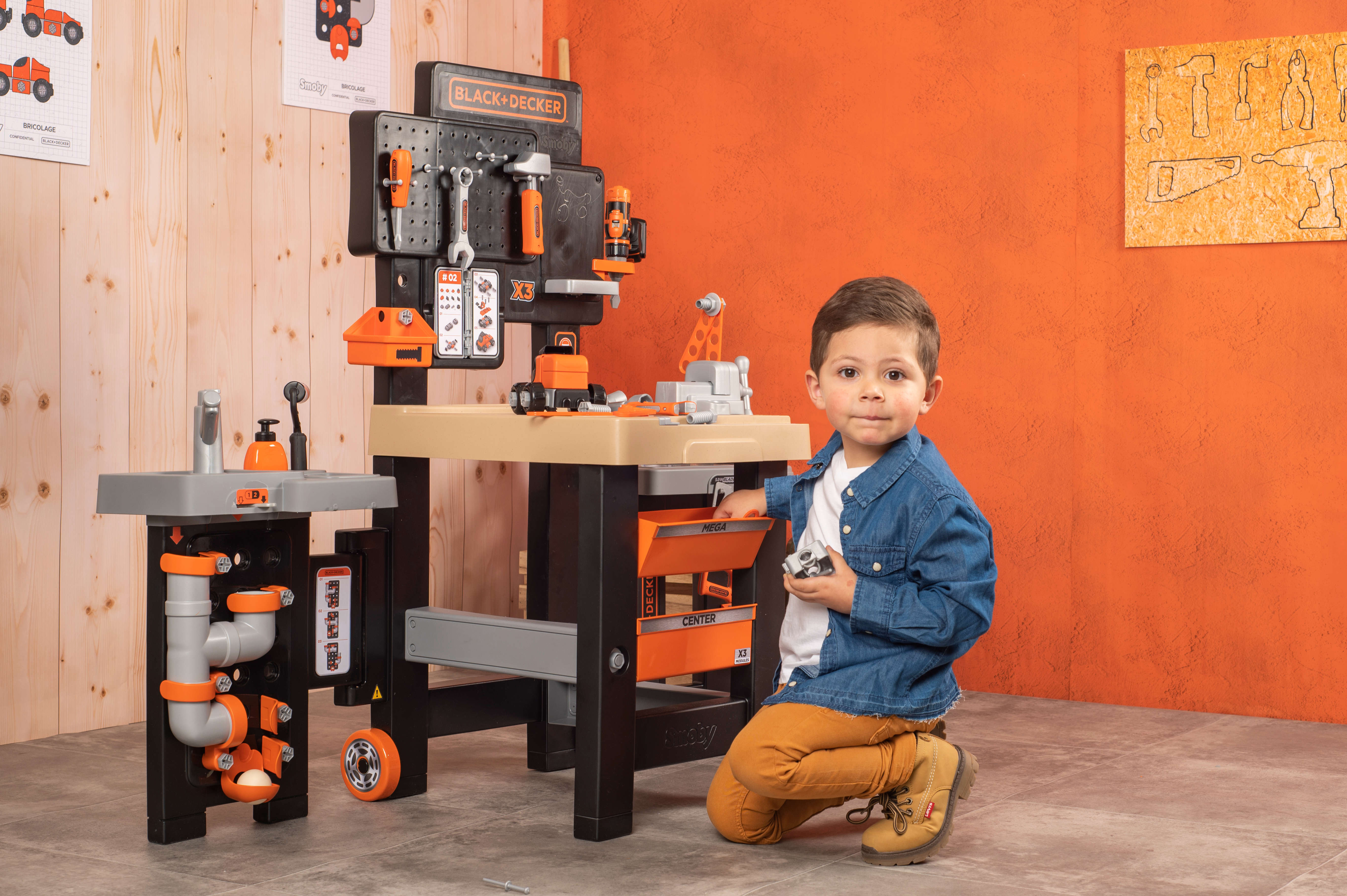 Smoby Werkbank Black + Decker Mega Center