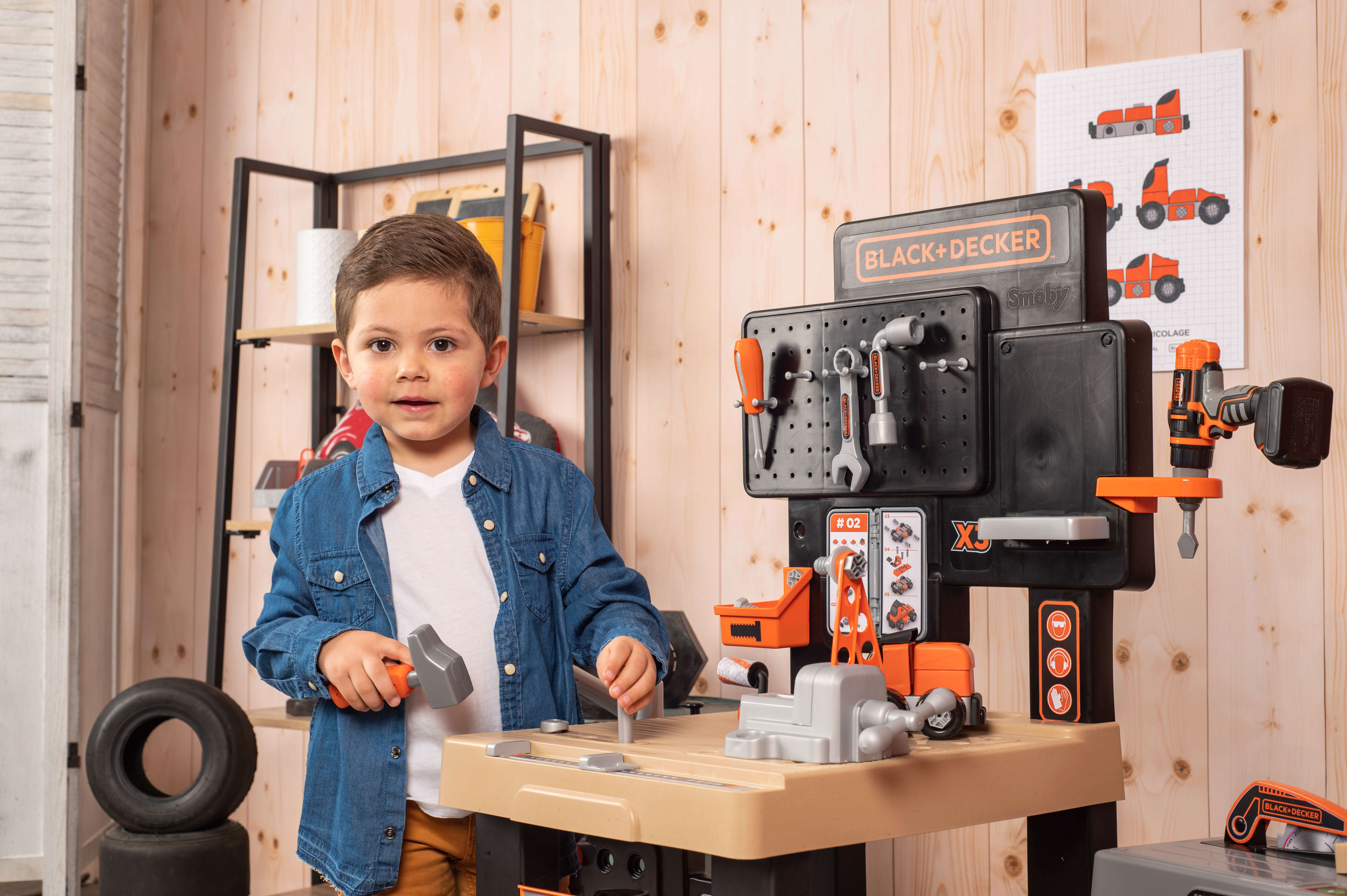Smoby Werkbank Black + Decker Mega Center