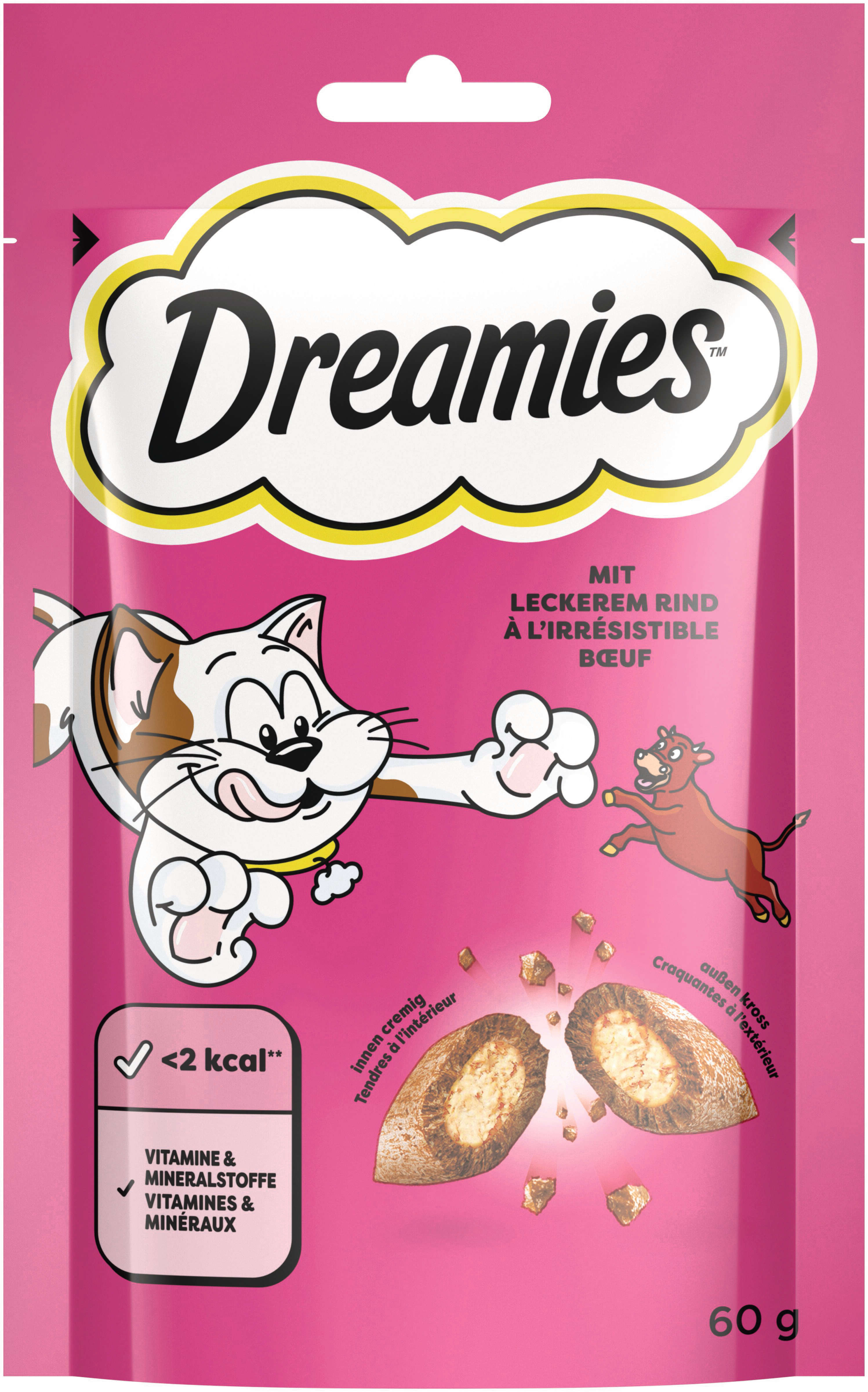 Dreamies Katzenleckerli mit Rind