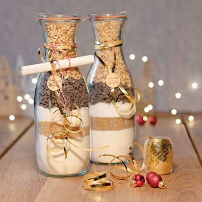 landflair basteltipp diy backmischung im glas zum verschenken 412x412