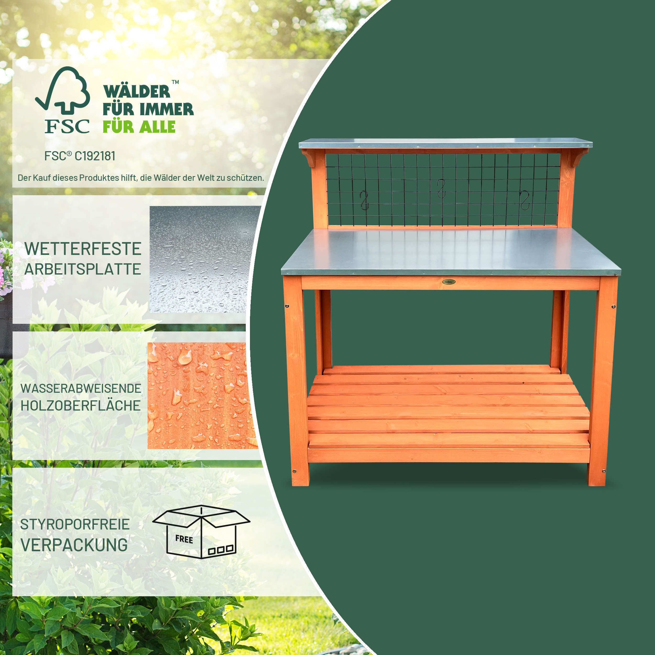 HABAU Gartentisch