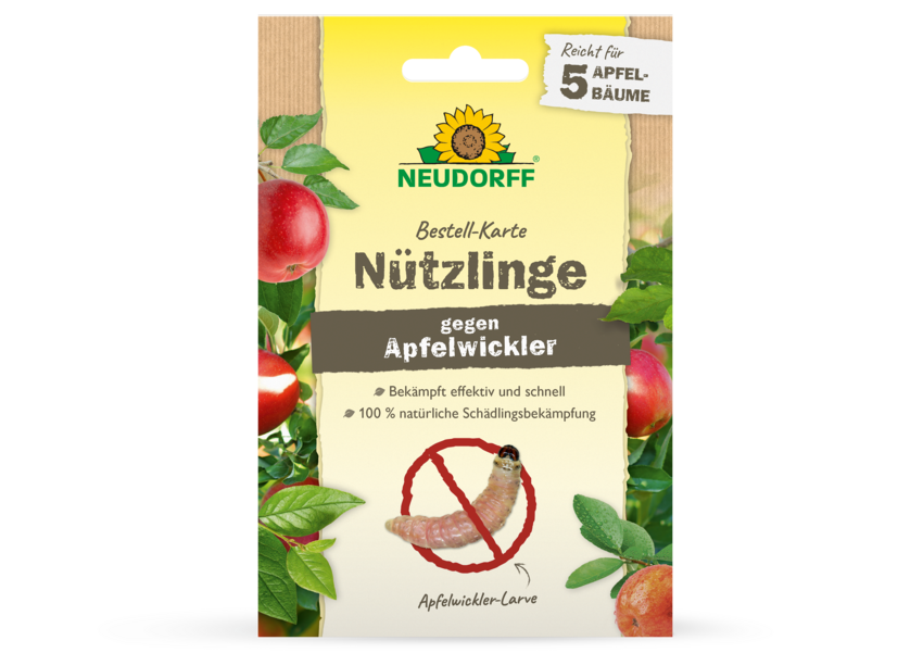 NEUDORFF Bestell-Karte Nützlinge gegen Apfelwickler