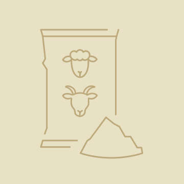 Schaf und Ziegenfutter icon Bubblenavibanner