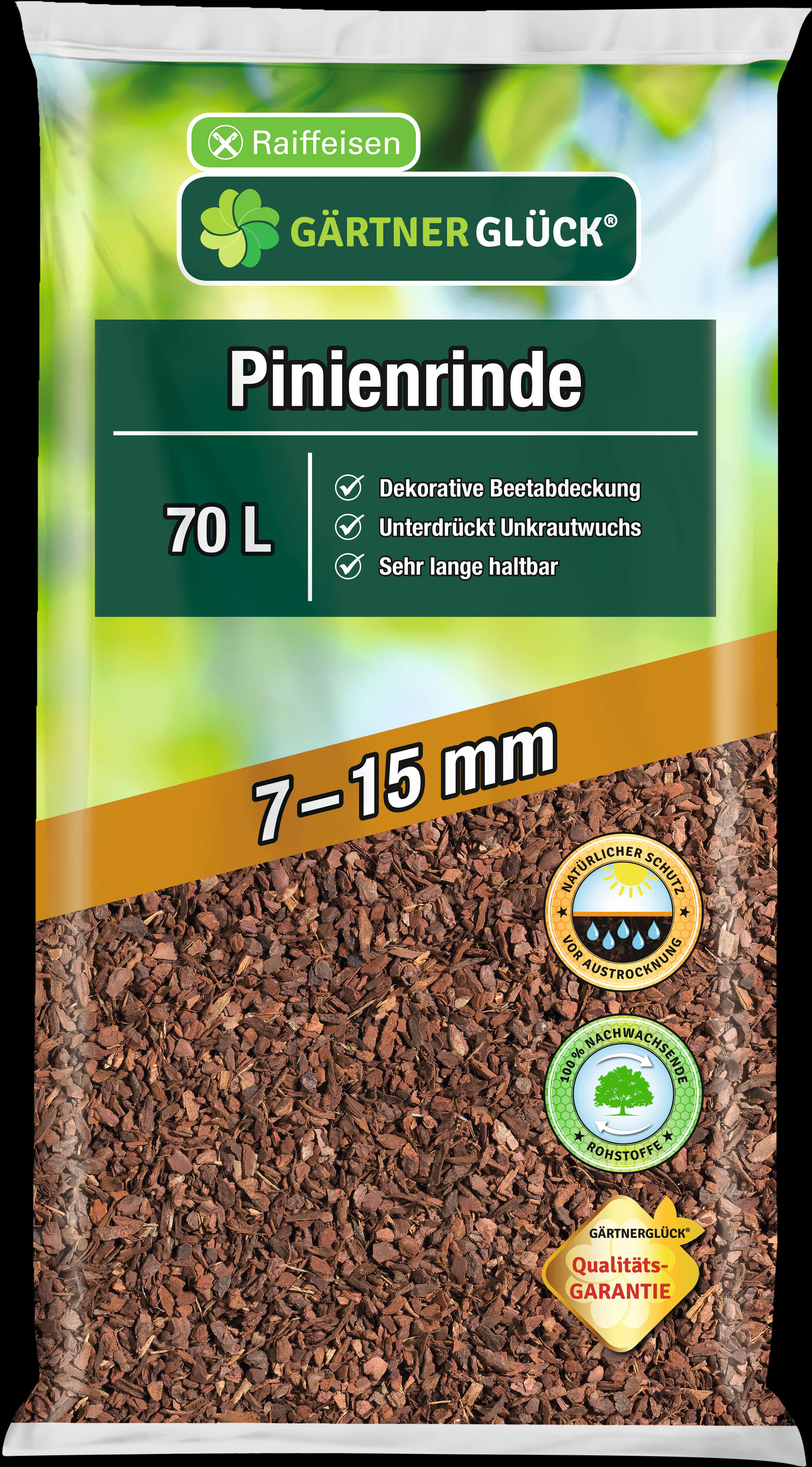 GÄRTNERGLÜCK Pinienrinde 7-15 mm