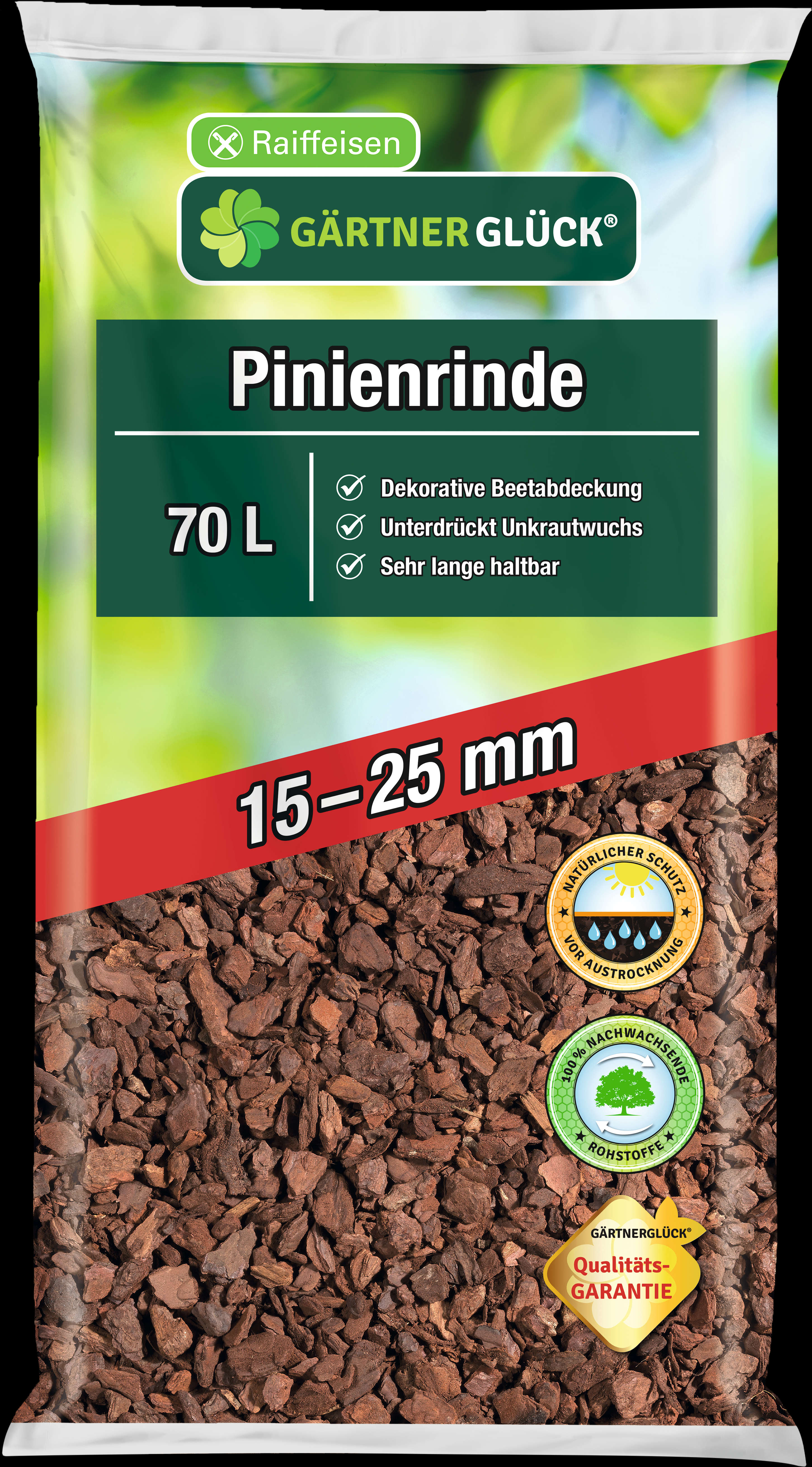 GÄRTNERGLÜCK Pinienrinde 15-25 mm