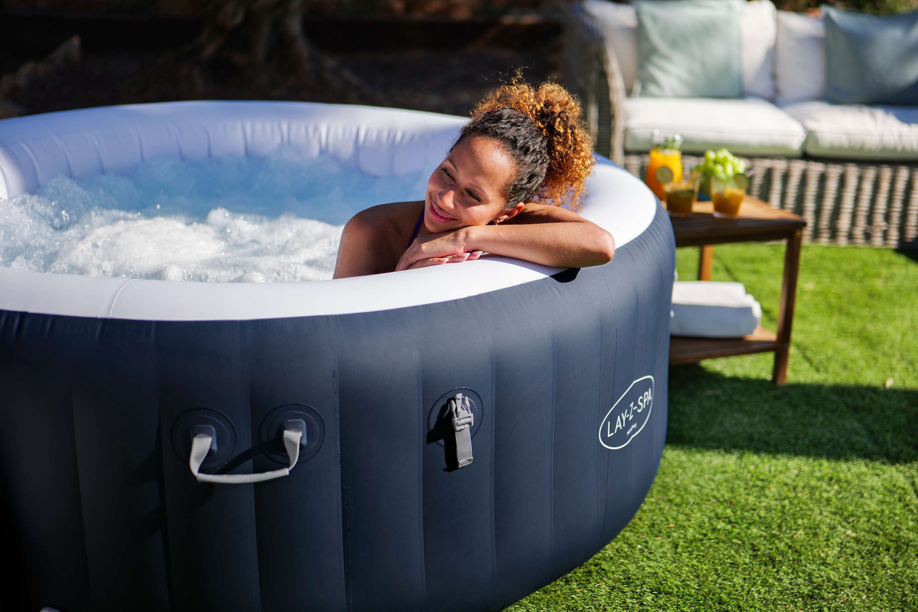 Bestway LAY-Z-SPA Whirlpool Miami AirJet rund 180 x 66 cm