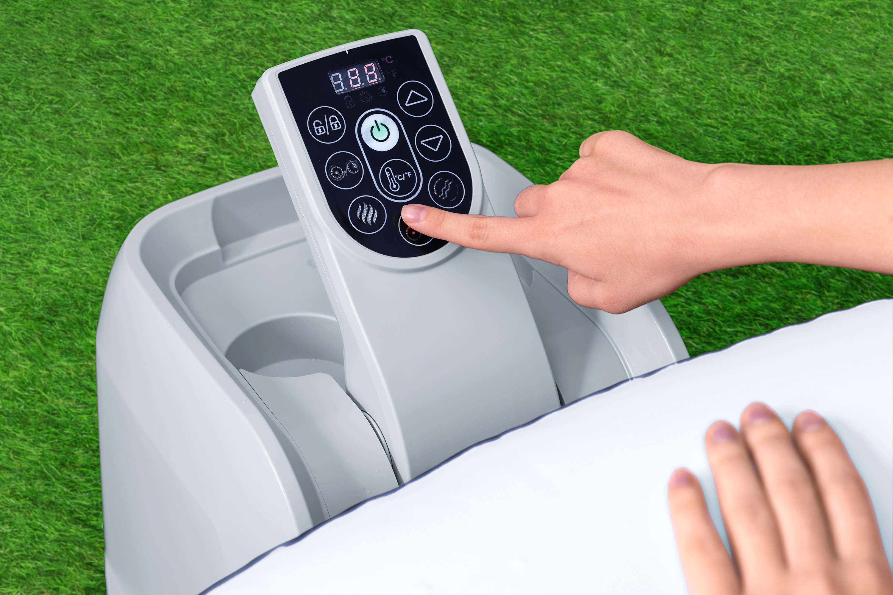 Bestway LAY-Z-SPA Whirlpool Miami AirJet rund 180 x 66 cm