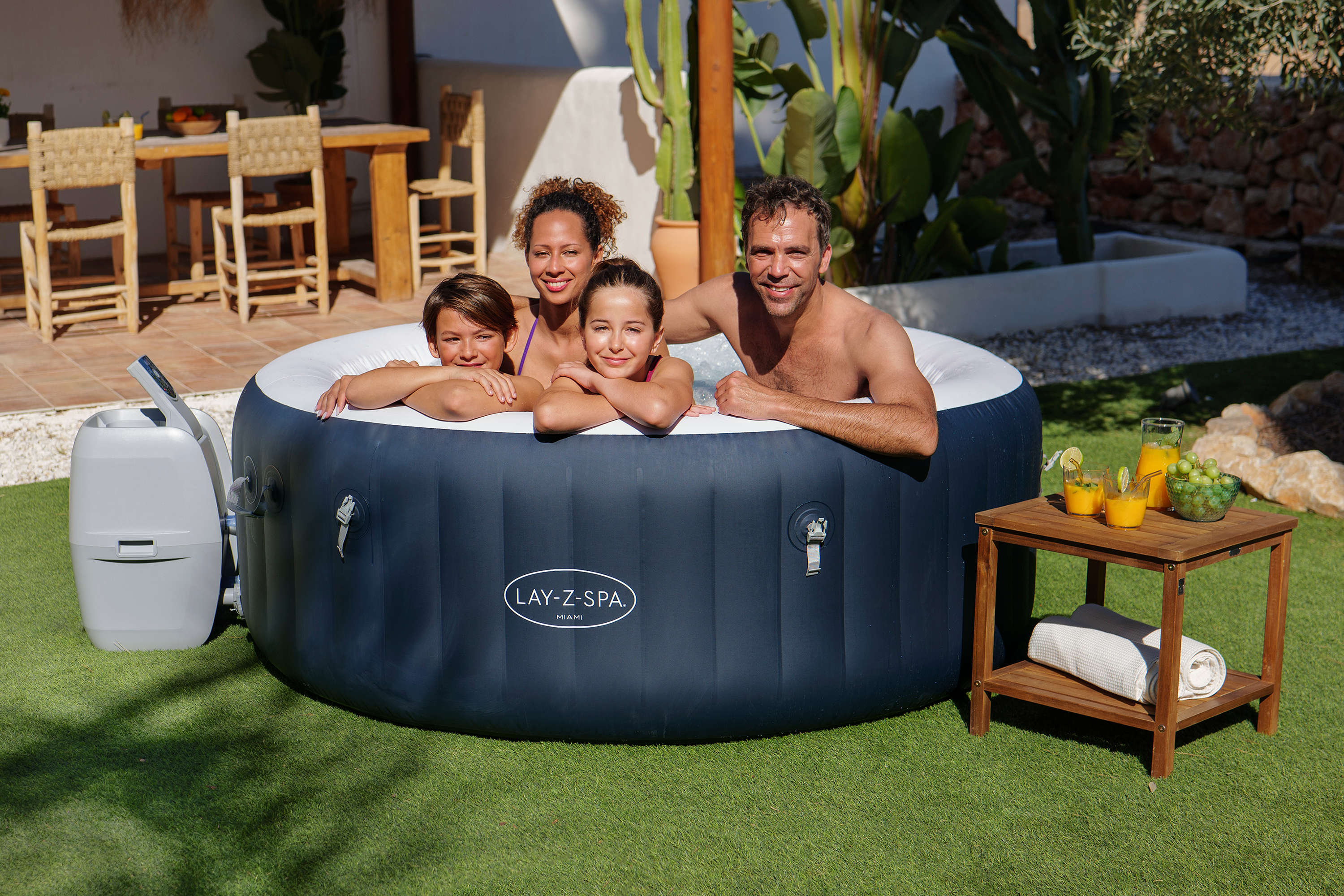 Bestway LAY-Z-SPA Whirlpool Miami AirJet rund 180 x 66 cm