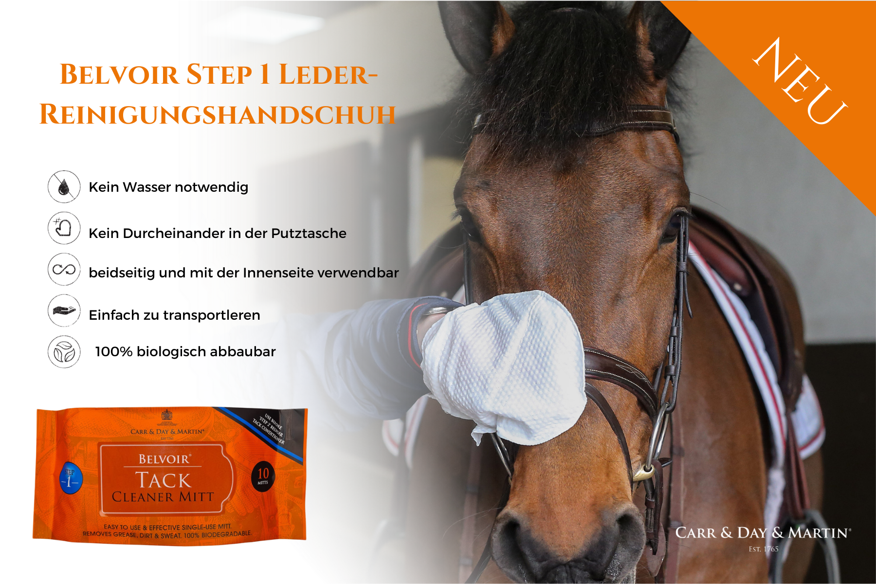 CARR & DAY & MARTIN Belvoir Lederreinigungshandschuhe