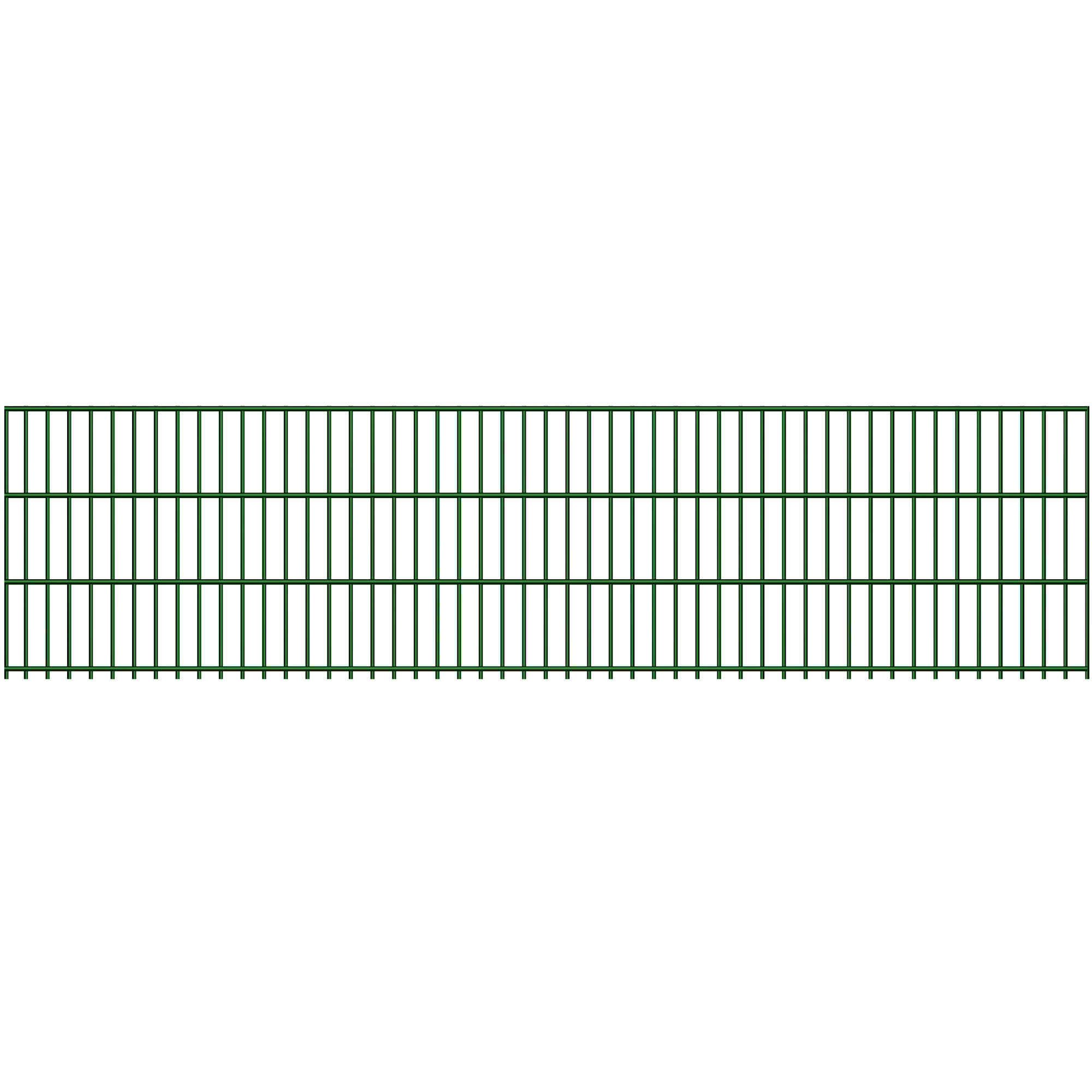 Doppelstabmattenzaun 8/6/8 mm