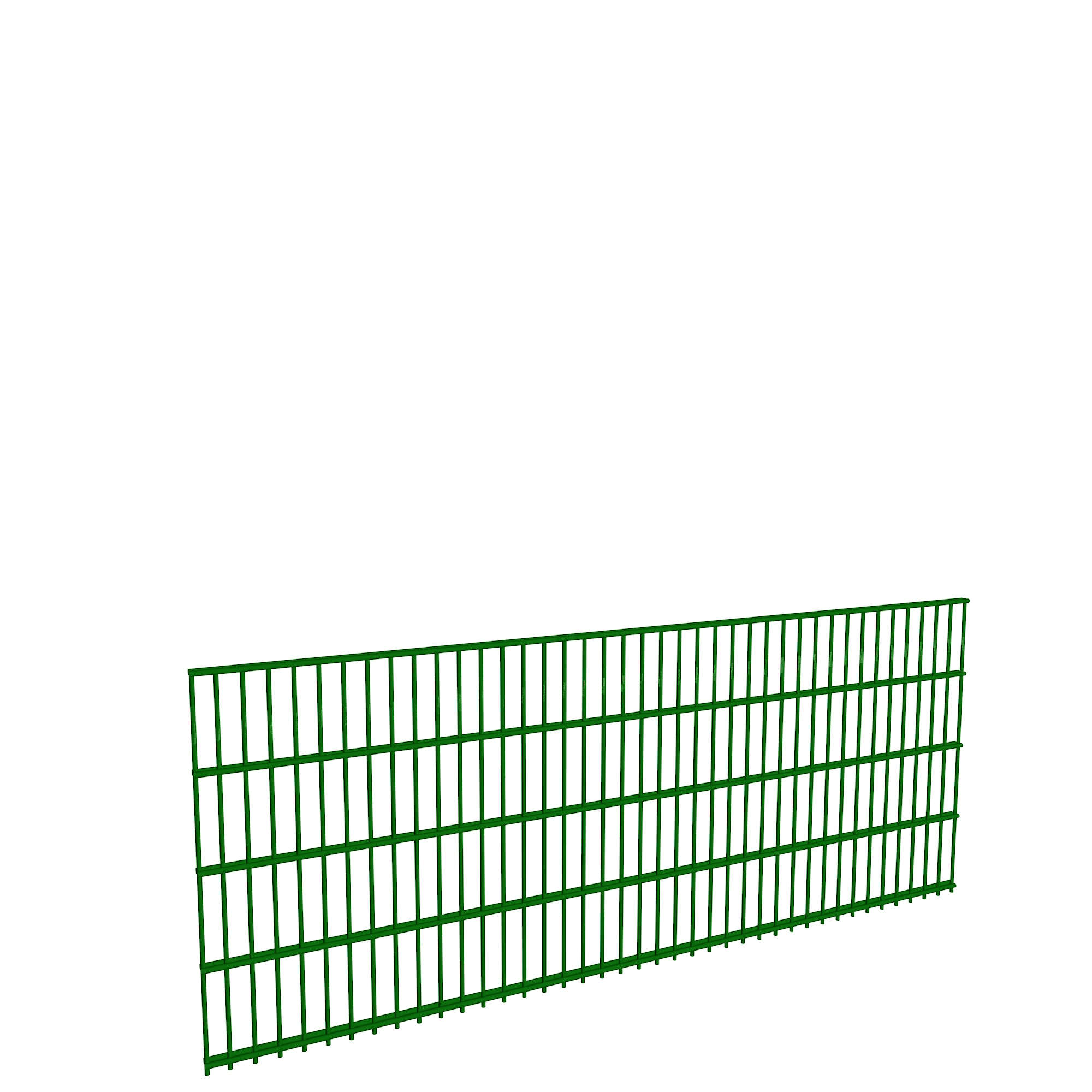 Doppelstabmattenzaun Basic 6/5/6 mm
