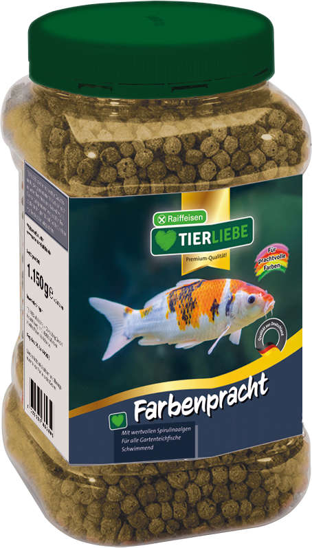 TIERLIEBE Teichfischfutter Farbenpracht