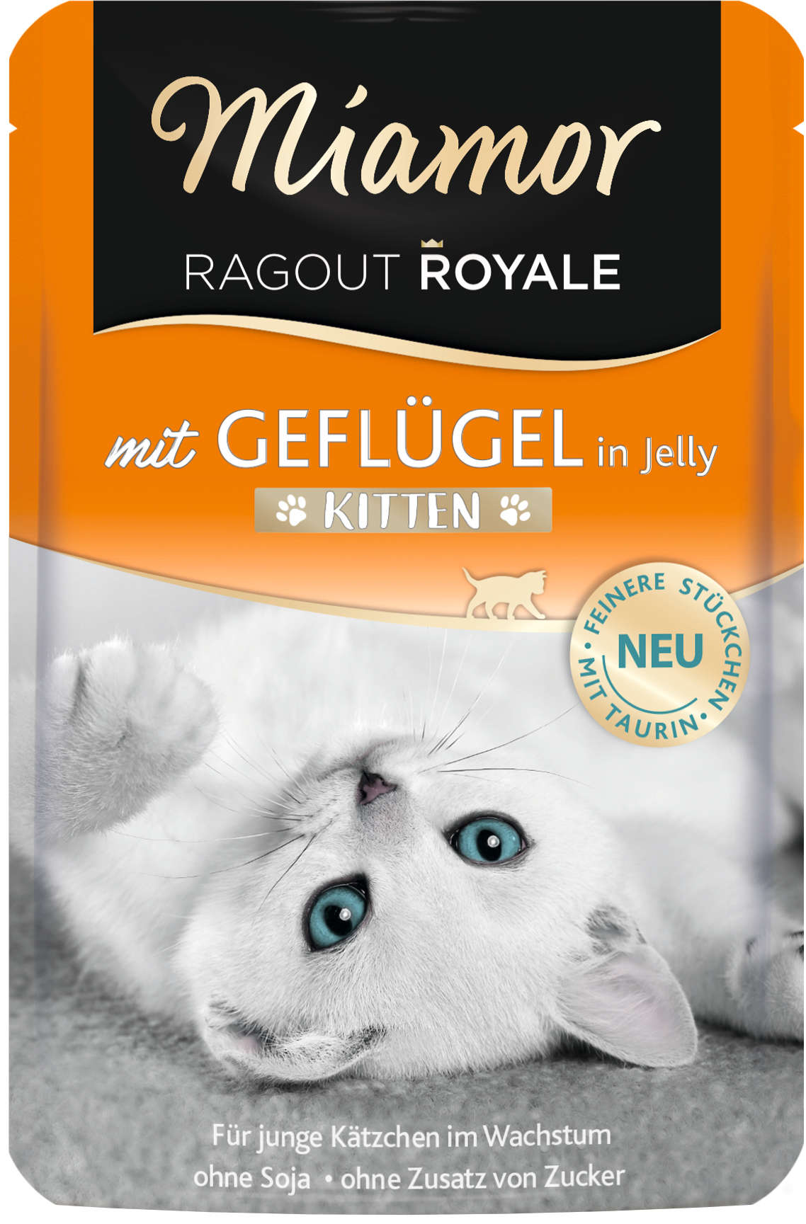 Miamor Katzen-Nassfutter Ragout Royale Kitten mit Geflügel in Jelly