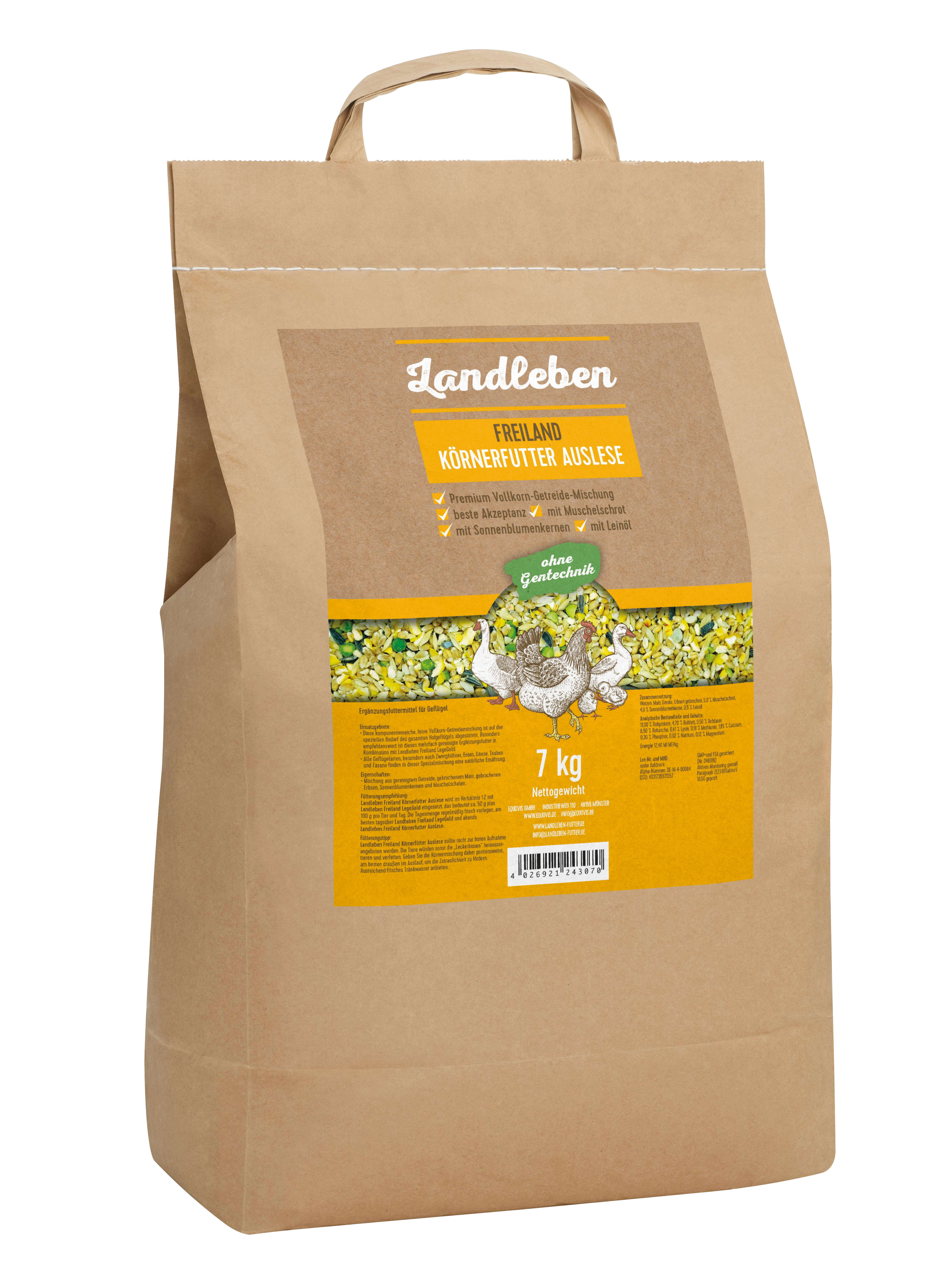 Landleben Freiland Körnerfutter Auslese